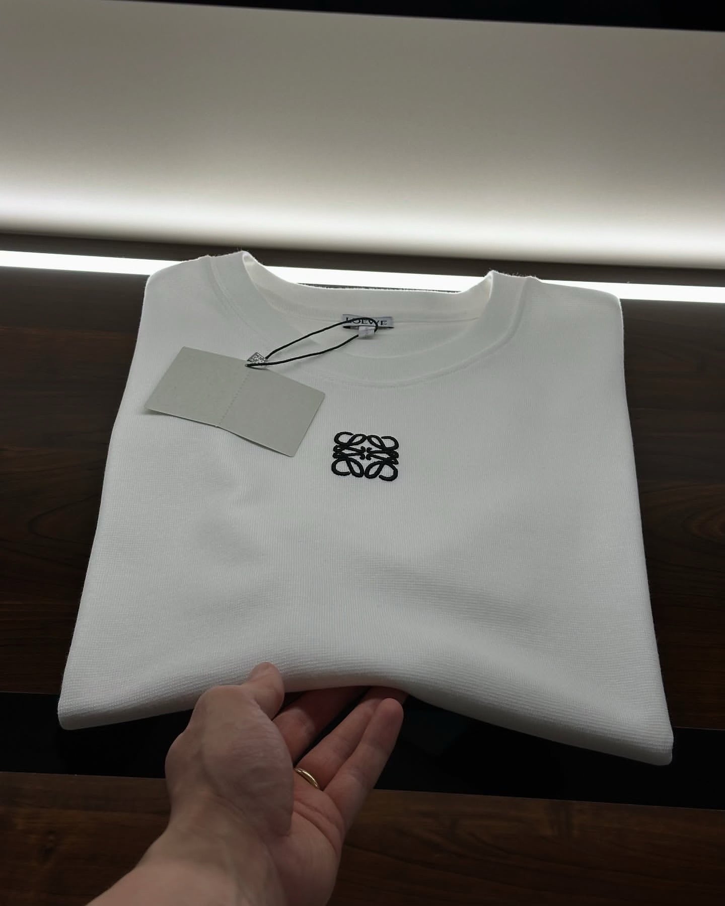 Loewe white Anagram Logo T-Shirt