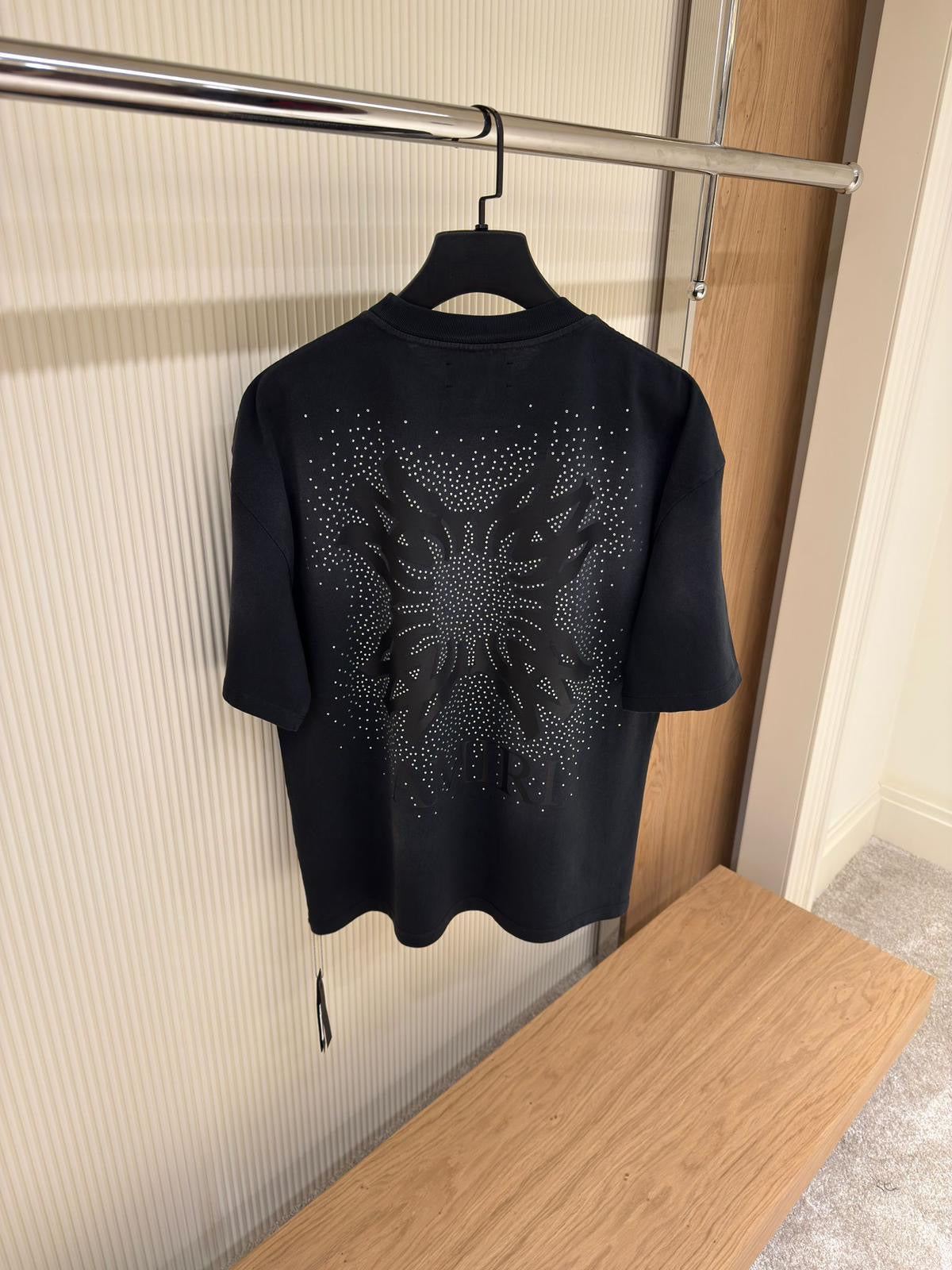 AMIRI Crystal Starburst T-Shirt – Black Edition