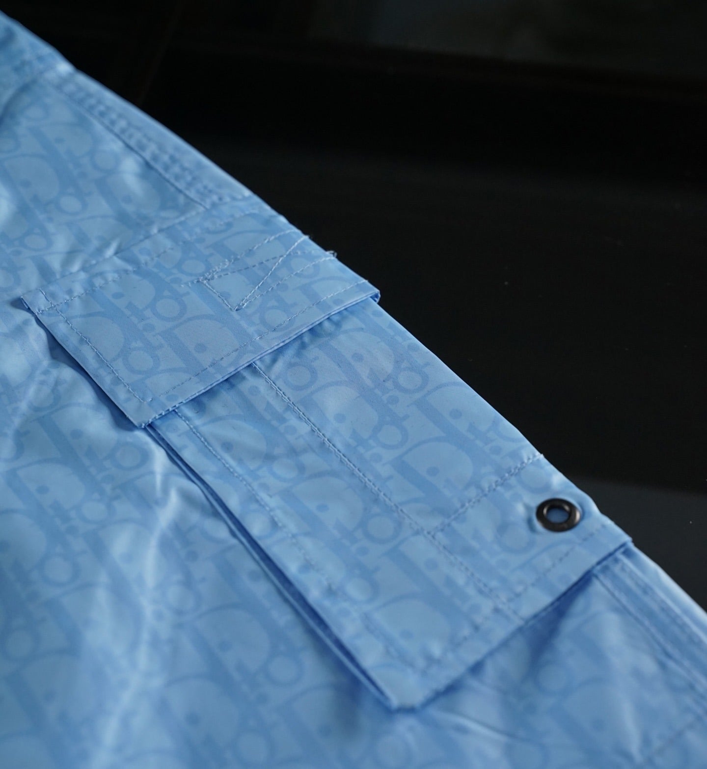 Dior Blue Monogram Swim Shorts