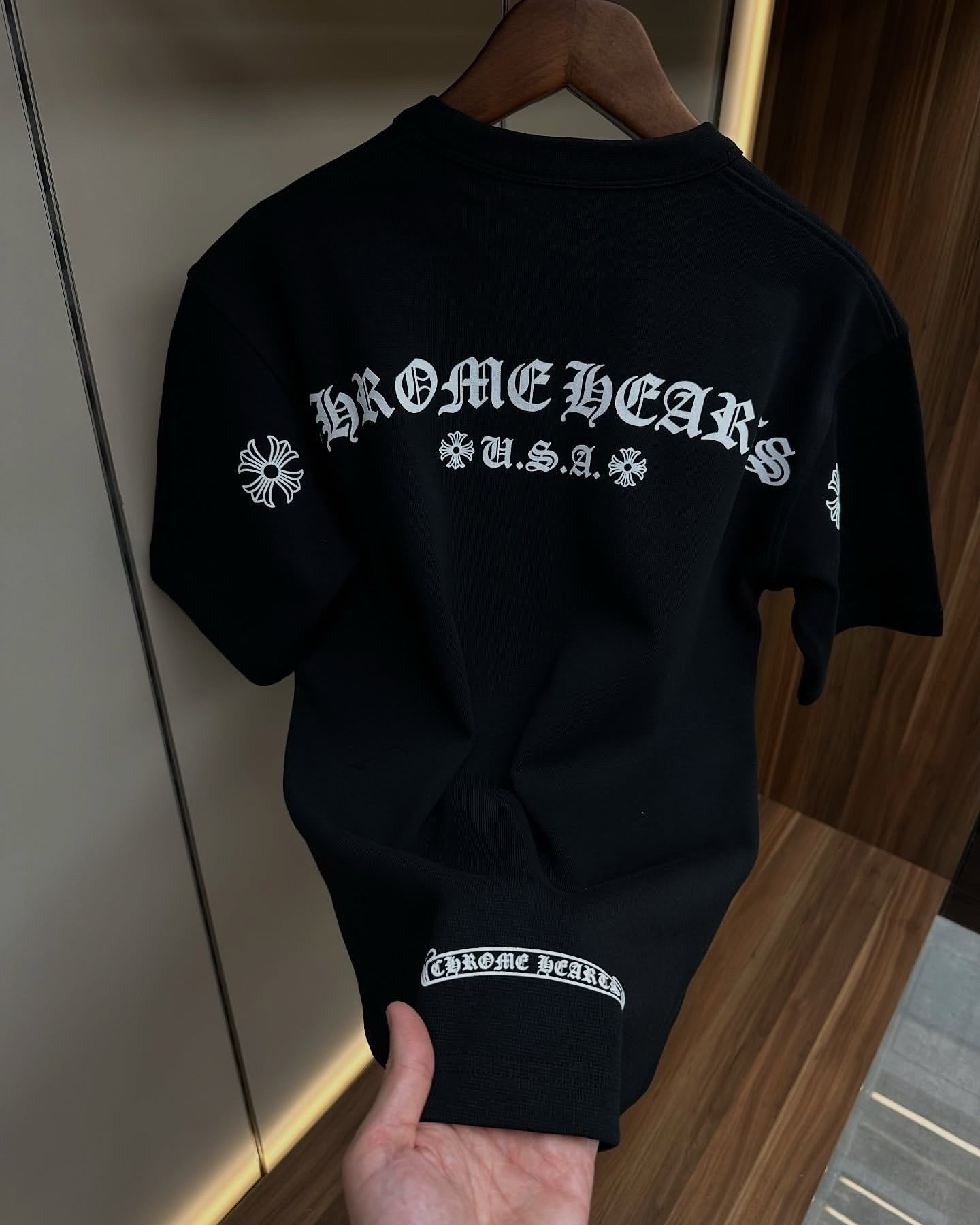 Chrome Hearts Classic Black Tee