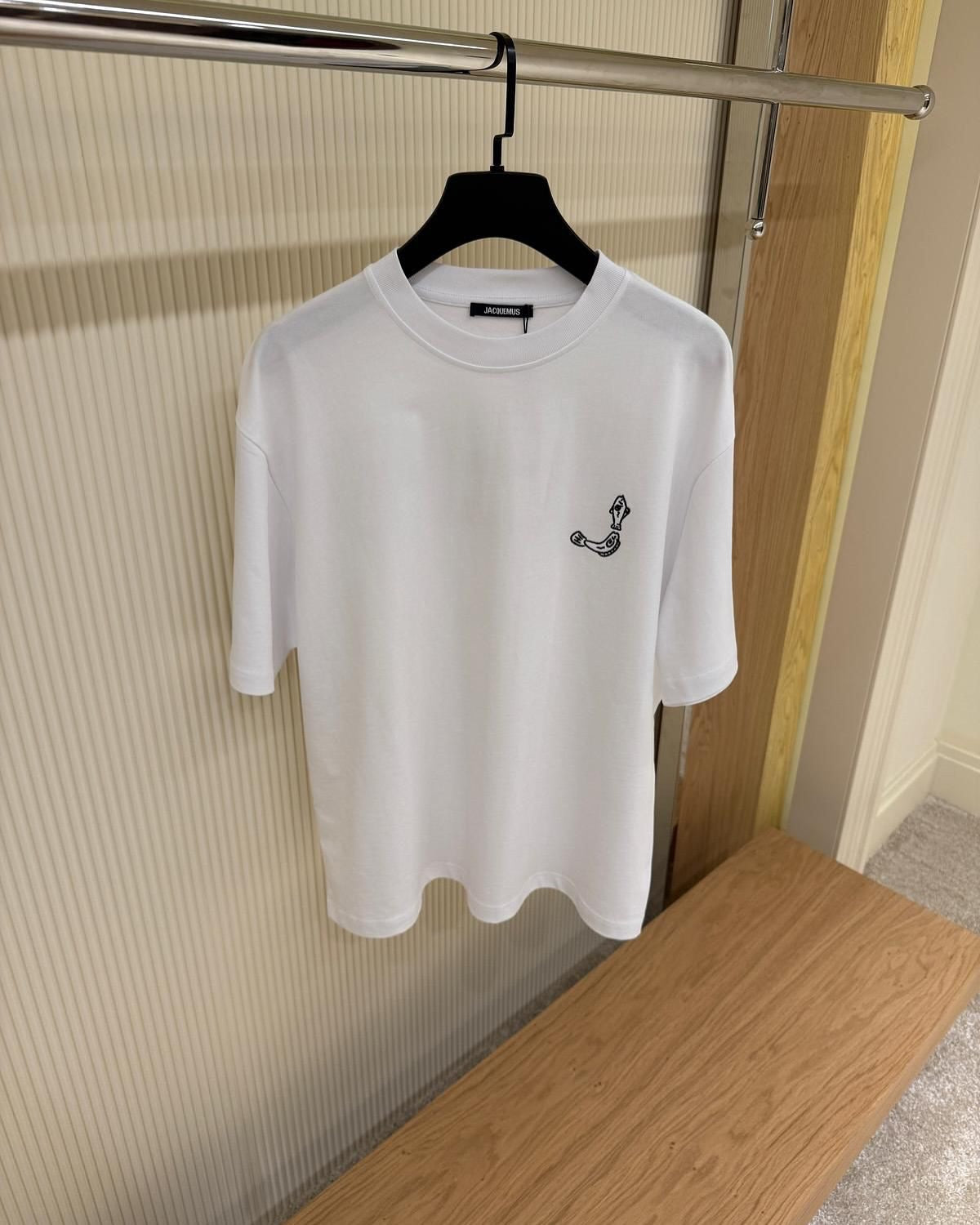 Jacquemus white“Capri Italia” Logo T-Shirt
