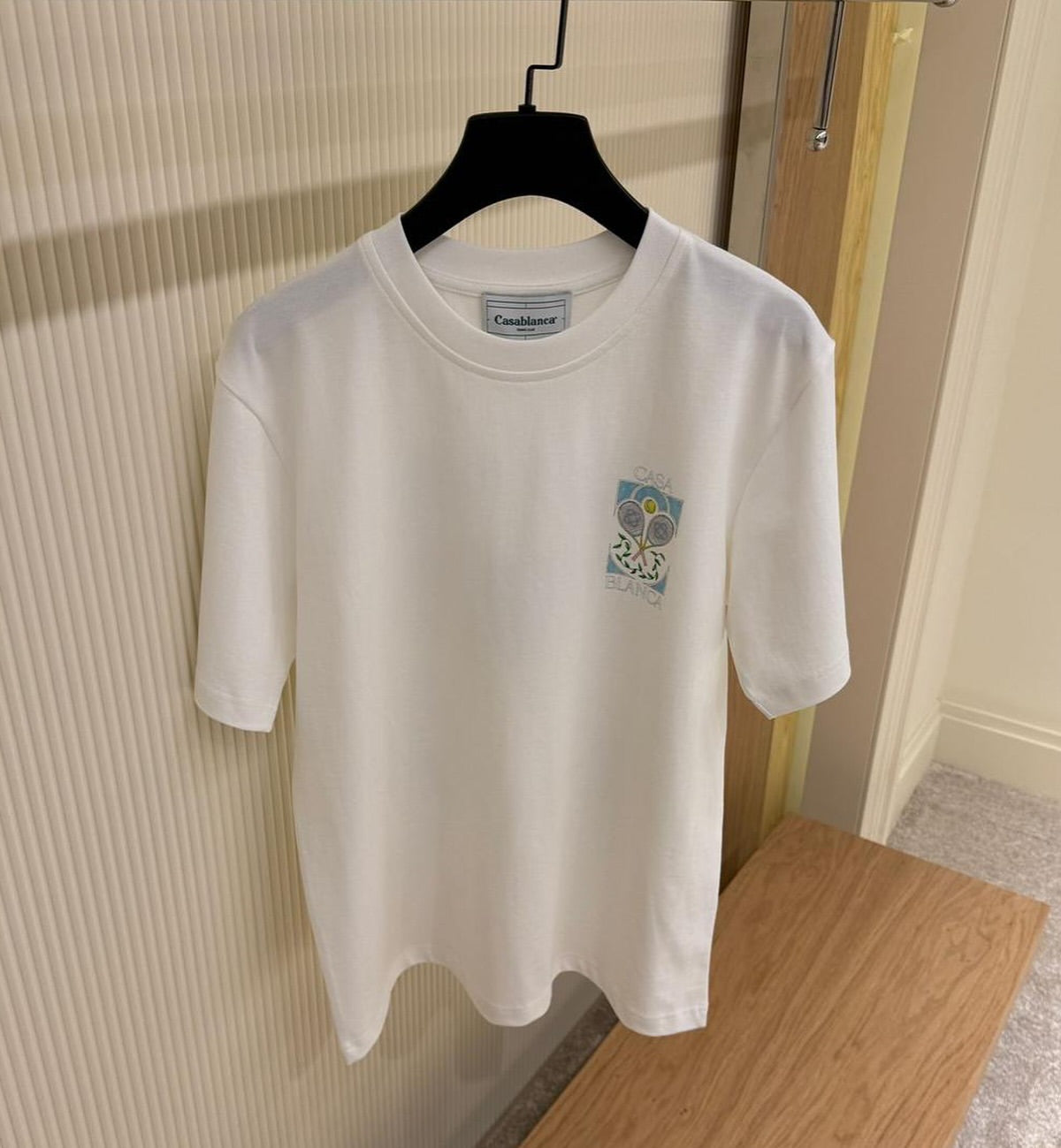 Casablanca White “Tennis Club” Graphic T-Shirt