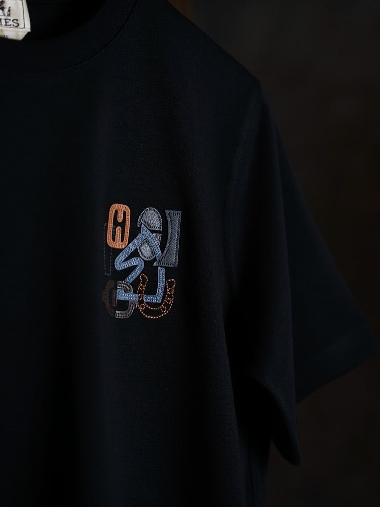 Hermès Midnight Équestre Cotton Tee