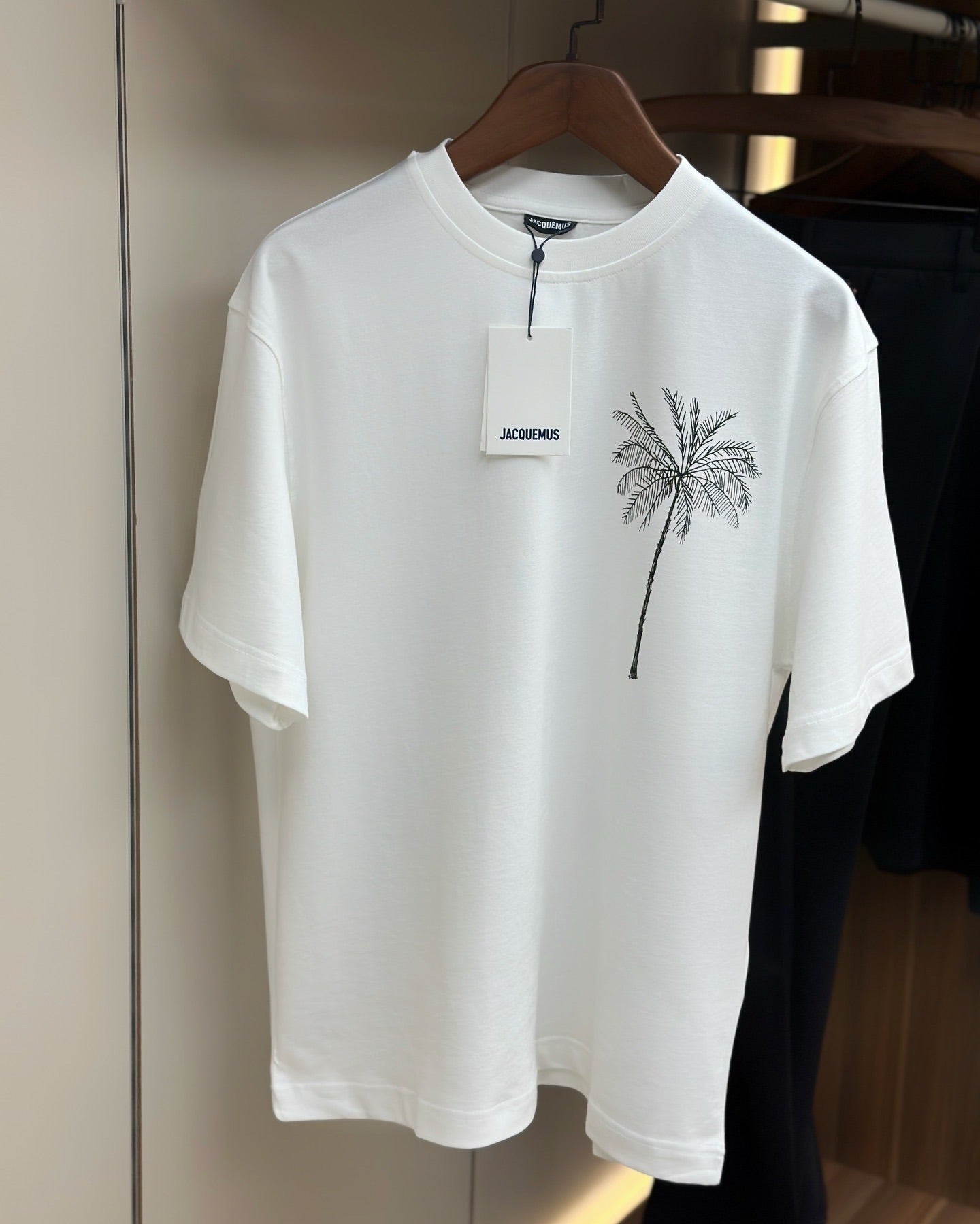Jacquemus White Palm Tree Graphic T-Shirt