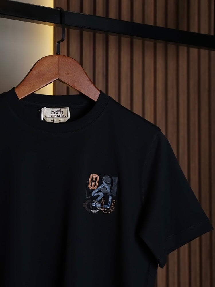 Hermès Midnight Équestre Cotton Tee