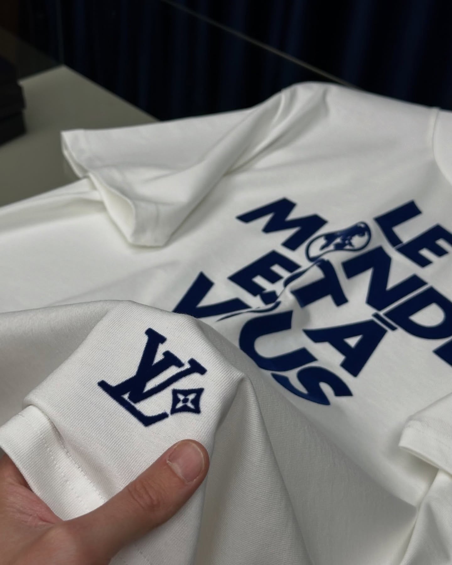 Louis Vuitton White “Le Monde Est à Vous” T-Shirt