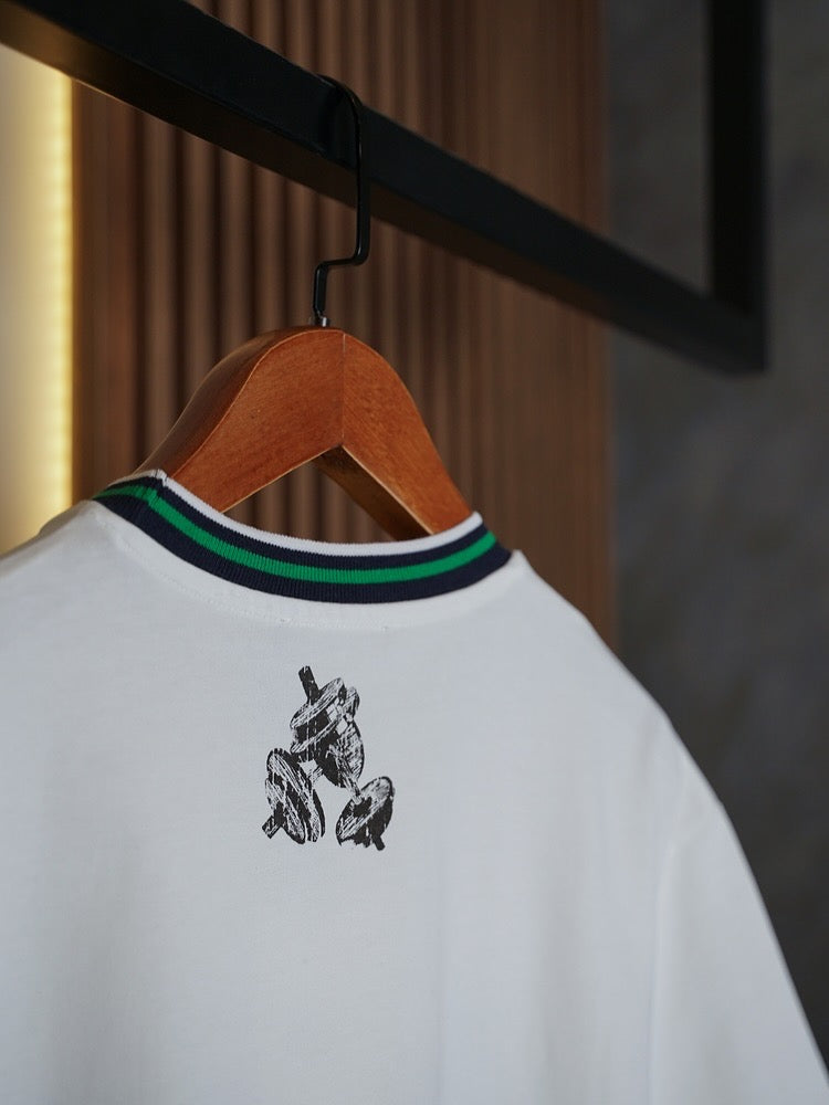 Jacquemus “Paris–Los Angeles” Embroidered Logo T-Shirt