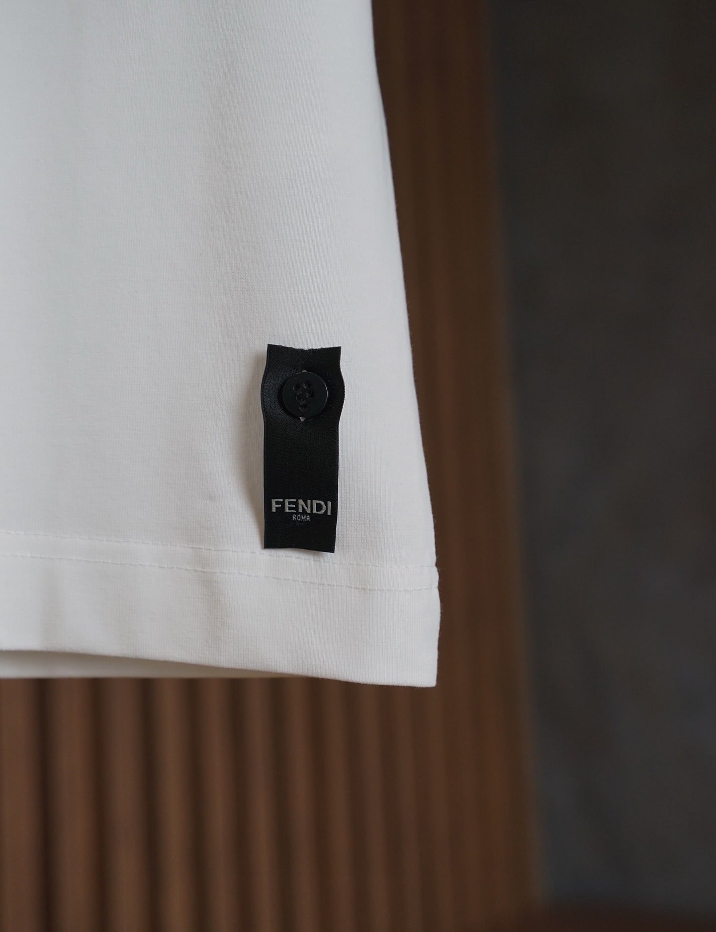 Fendi WhiteLogo Badge T-Shirt