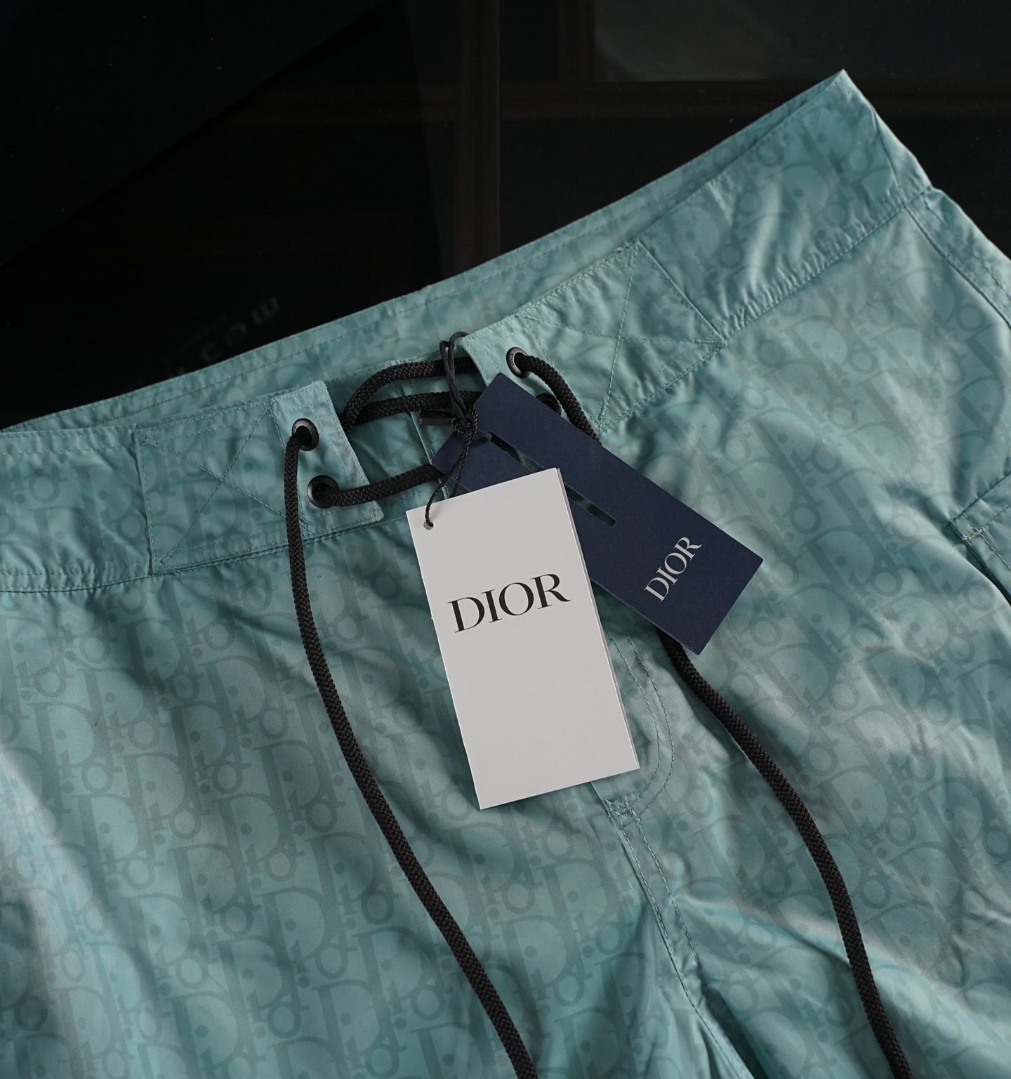 Dior Aqua Monogram Swim Shorts Luxury Summer Statement