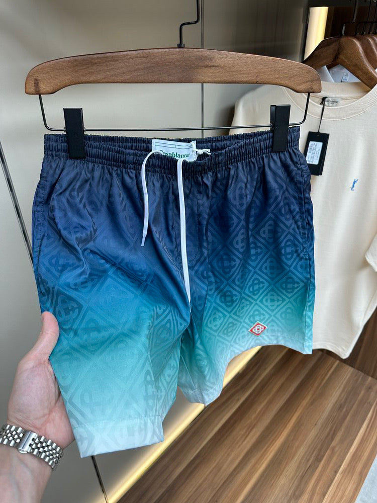 Casablanca Gradient Blue Swim Shorts