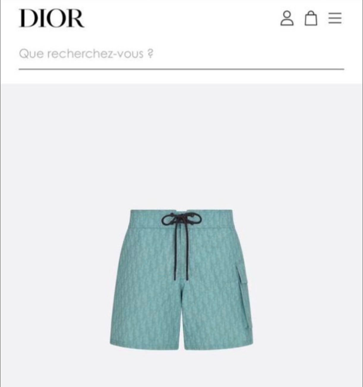 Dior Aqua Monogram Swim Shorts Luxury Summer Statement