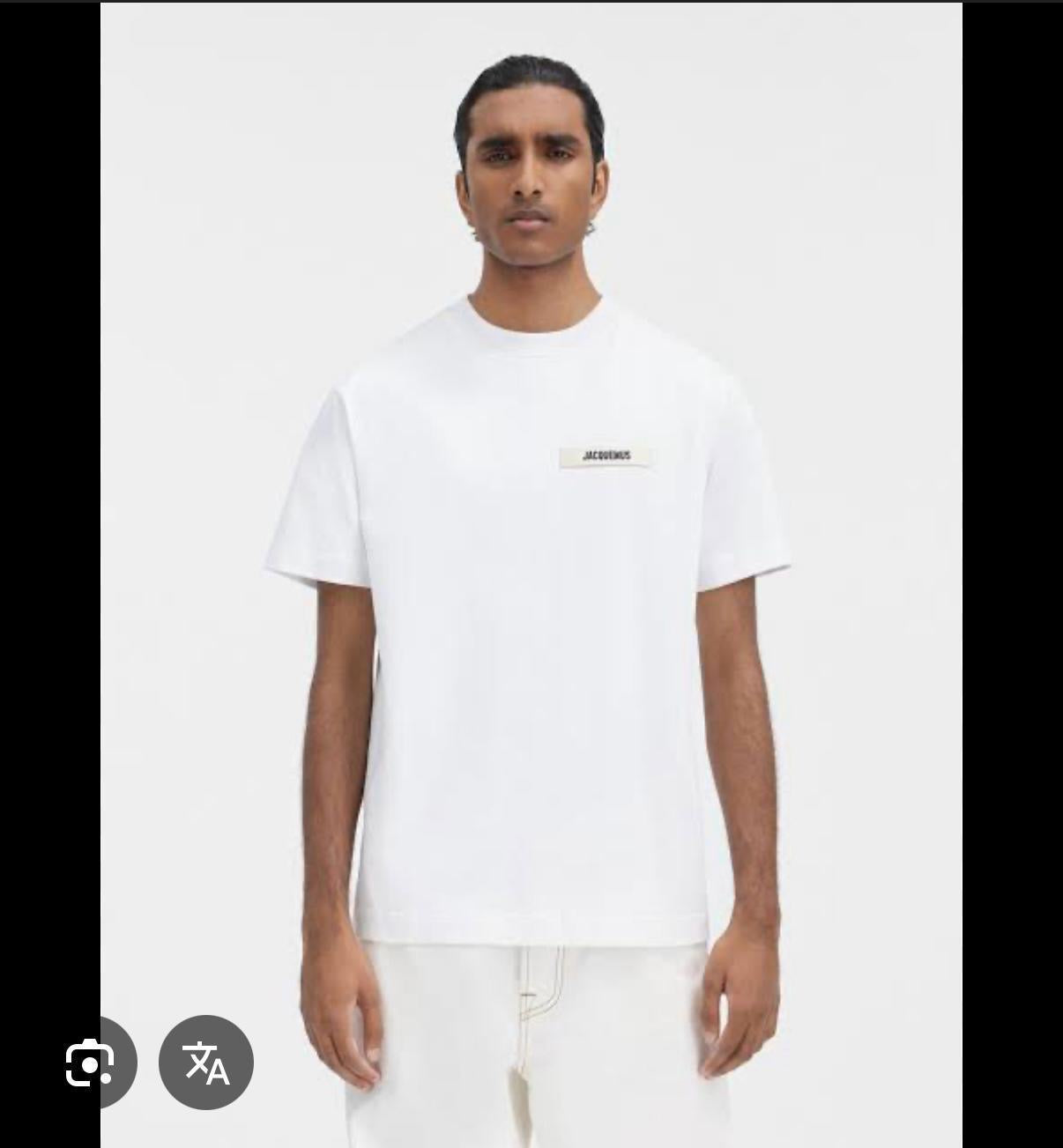 Jacquemus Le T-Shirt Patch Logo Tee – White