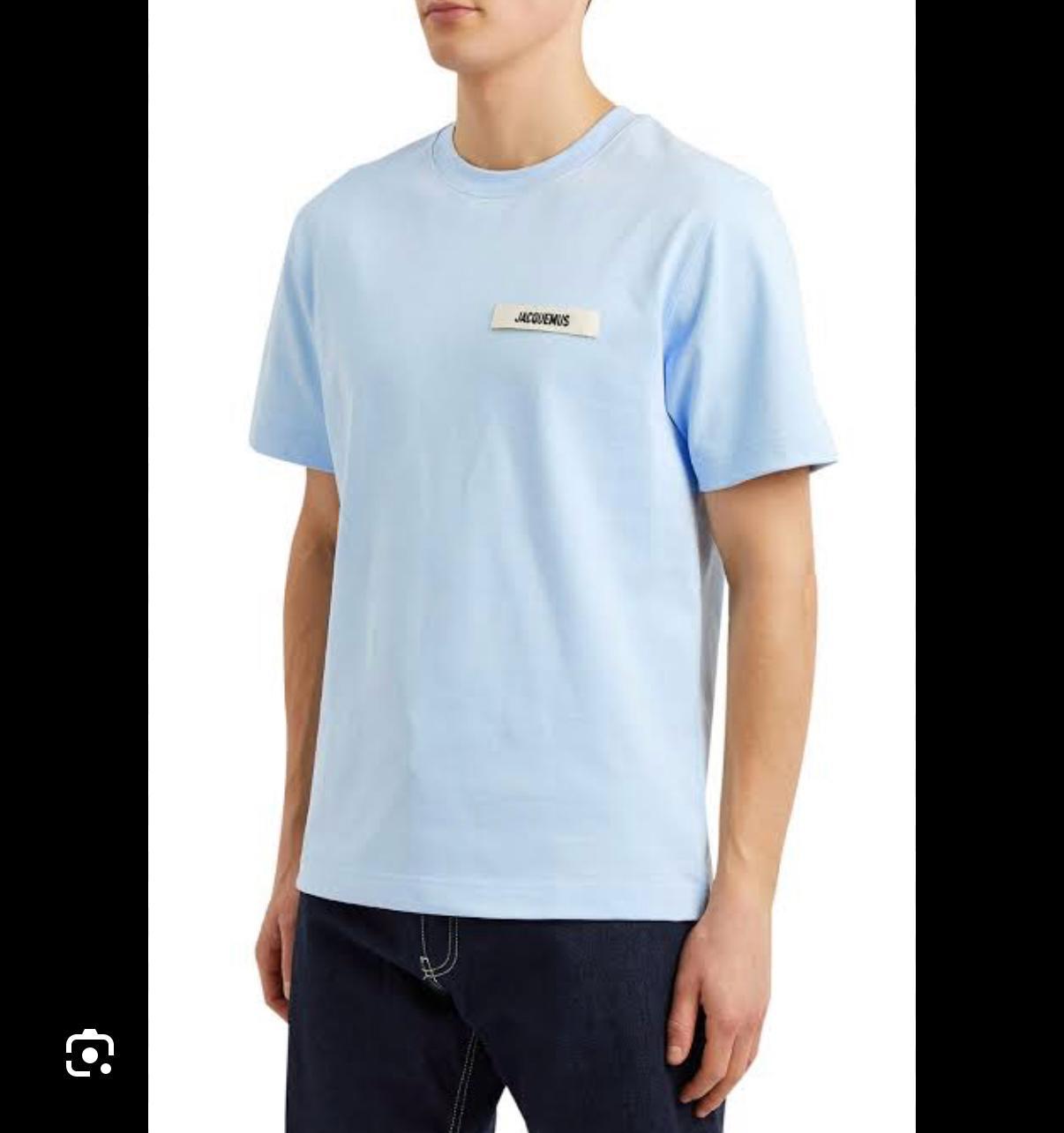 Jacquemus Sky Blue Classic Logo Tee