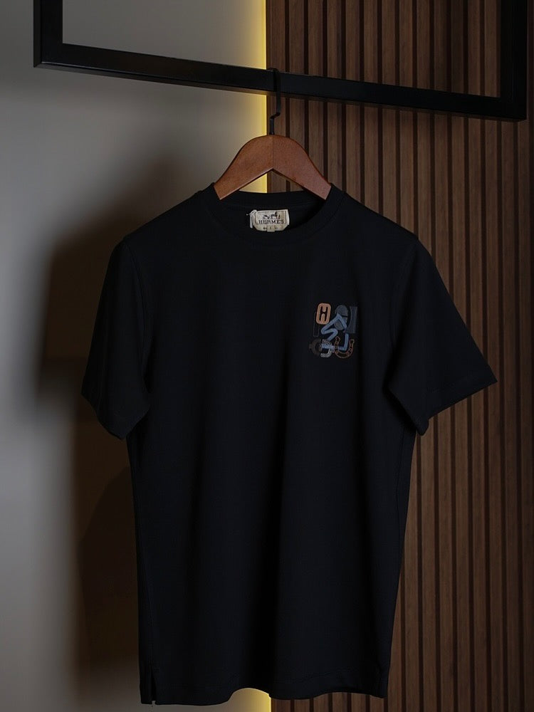 Hermès Midnight Équestre Cotton Tee