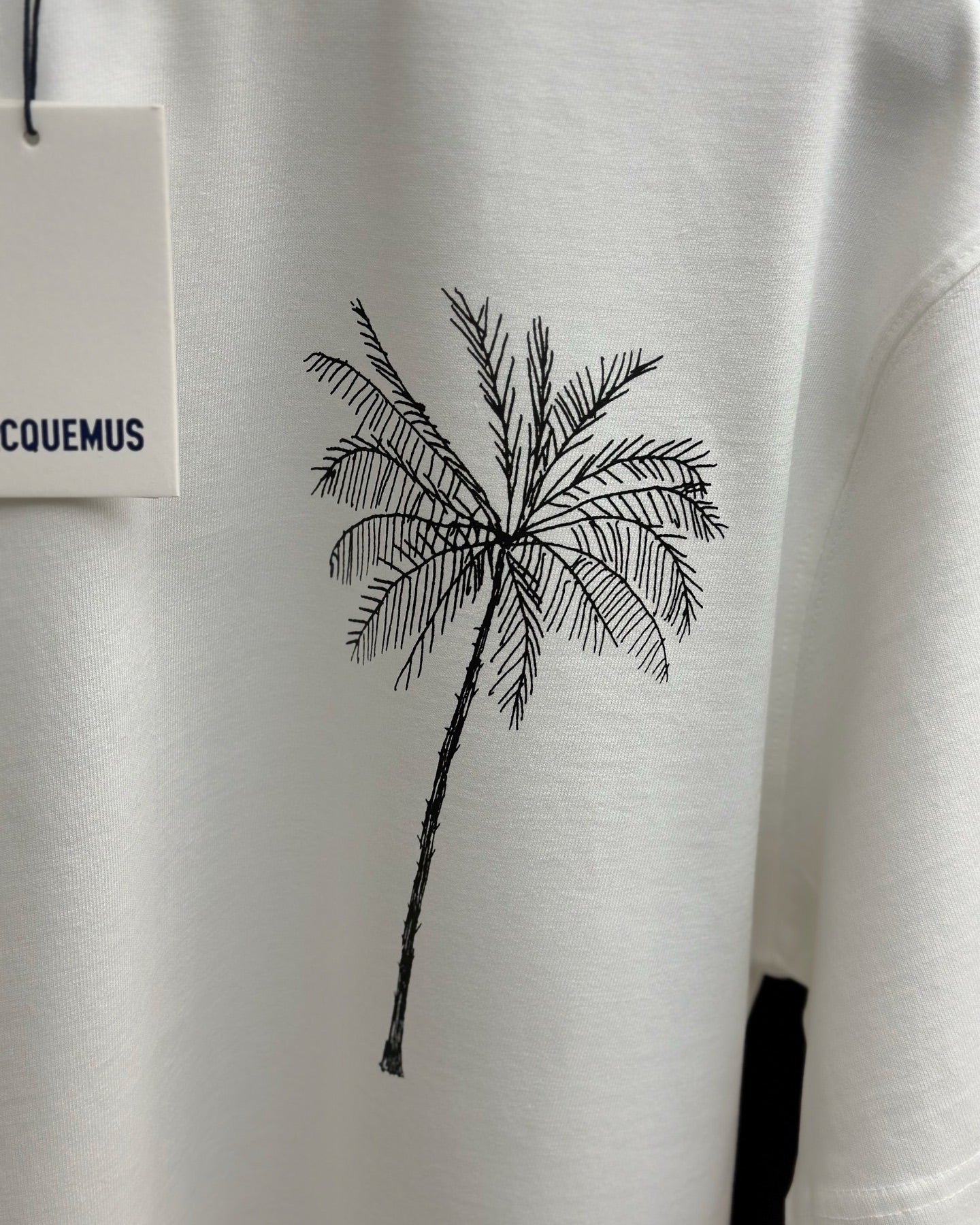 Jacquemus White Palm Tree Graphic T-Shirt