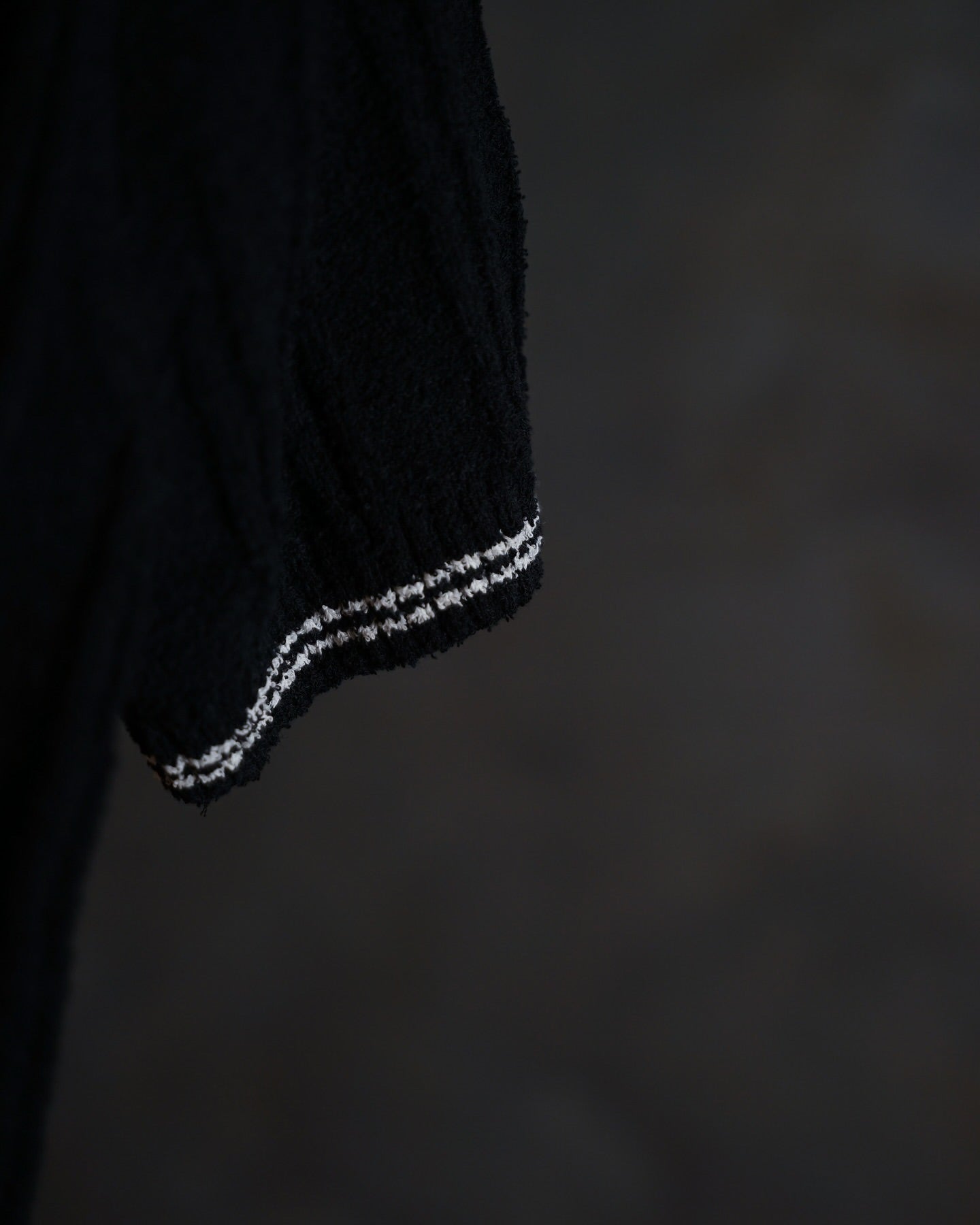 Casablanca Knitted Polo – Black Elegance
