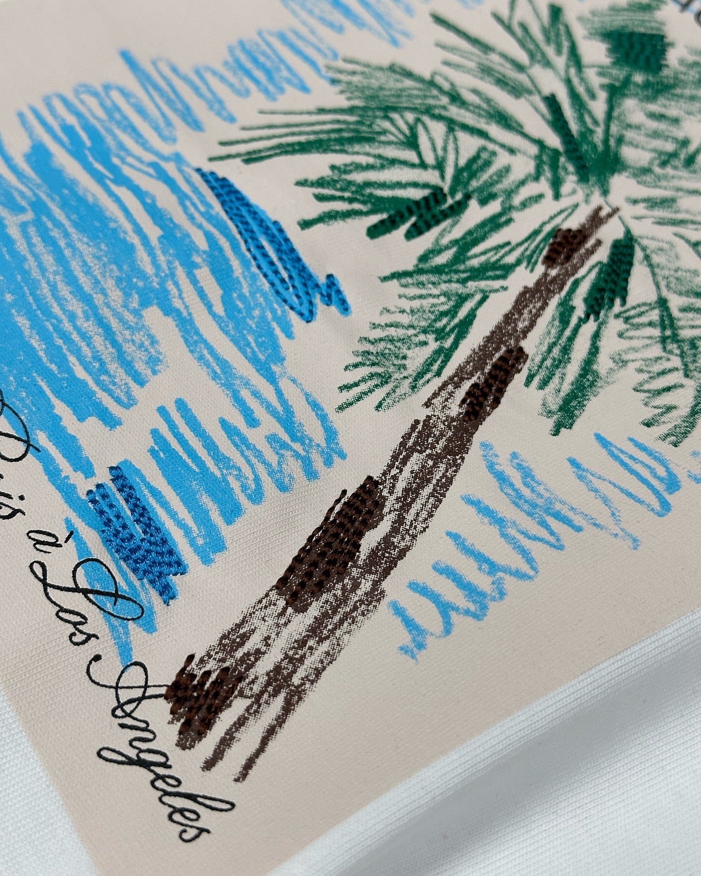 Jacquemus “Le Papier” Palm Tree Graphic T-Shirt White (Oversize)