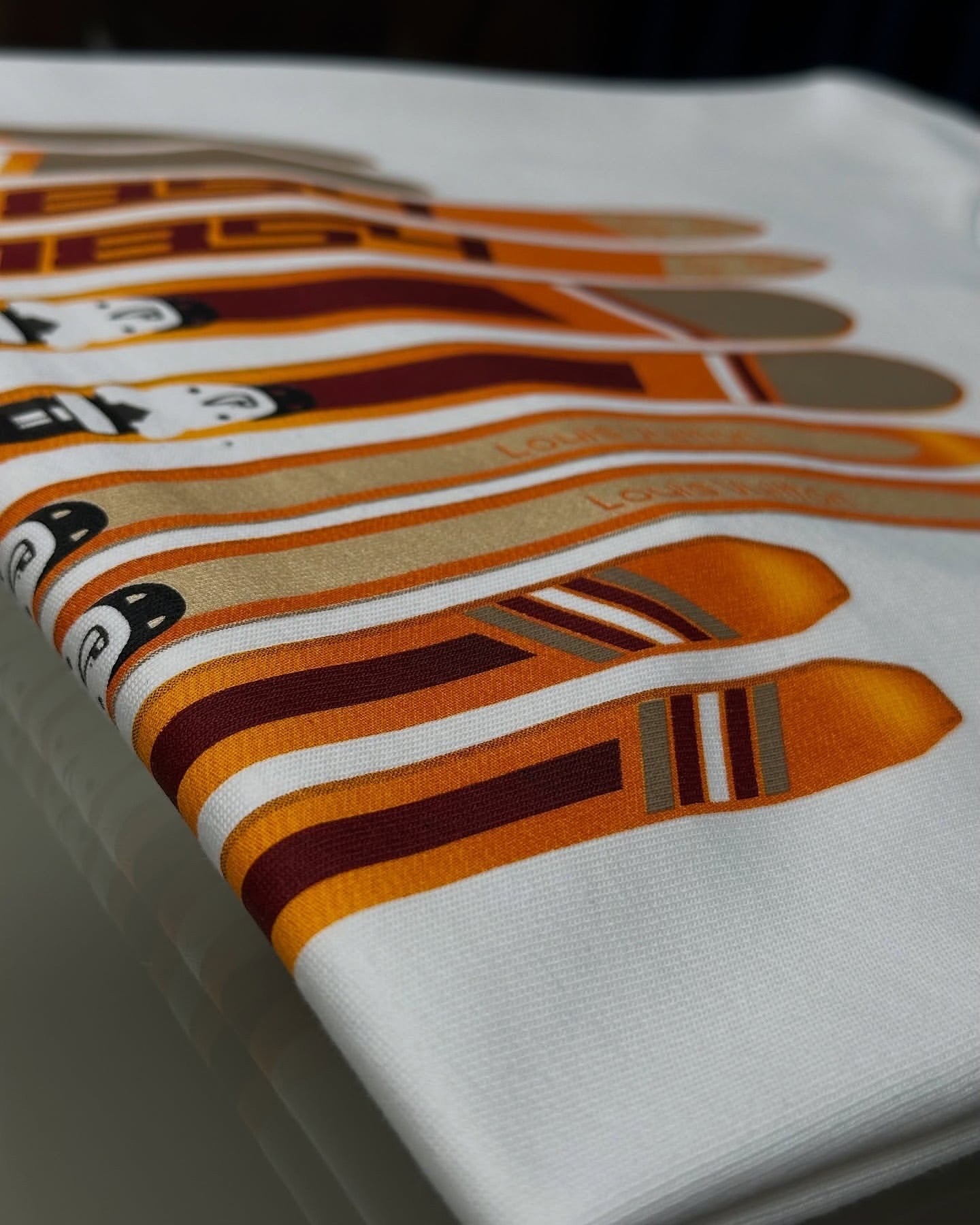 Louis Vuitton White “Since 1854” Ski Graphic T-Shirt