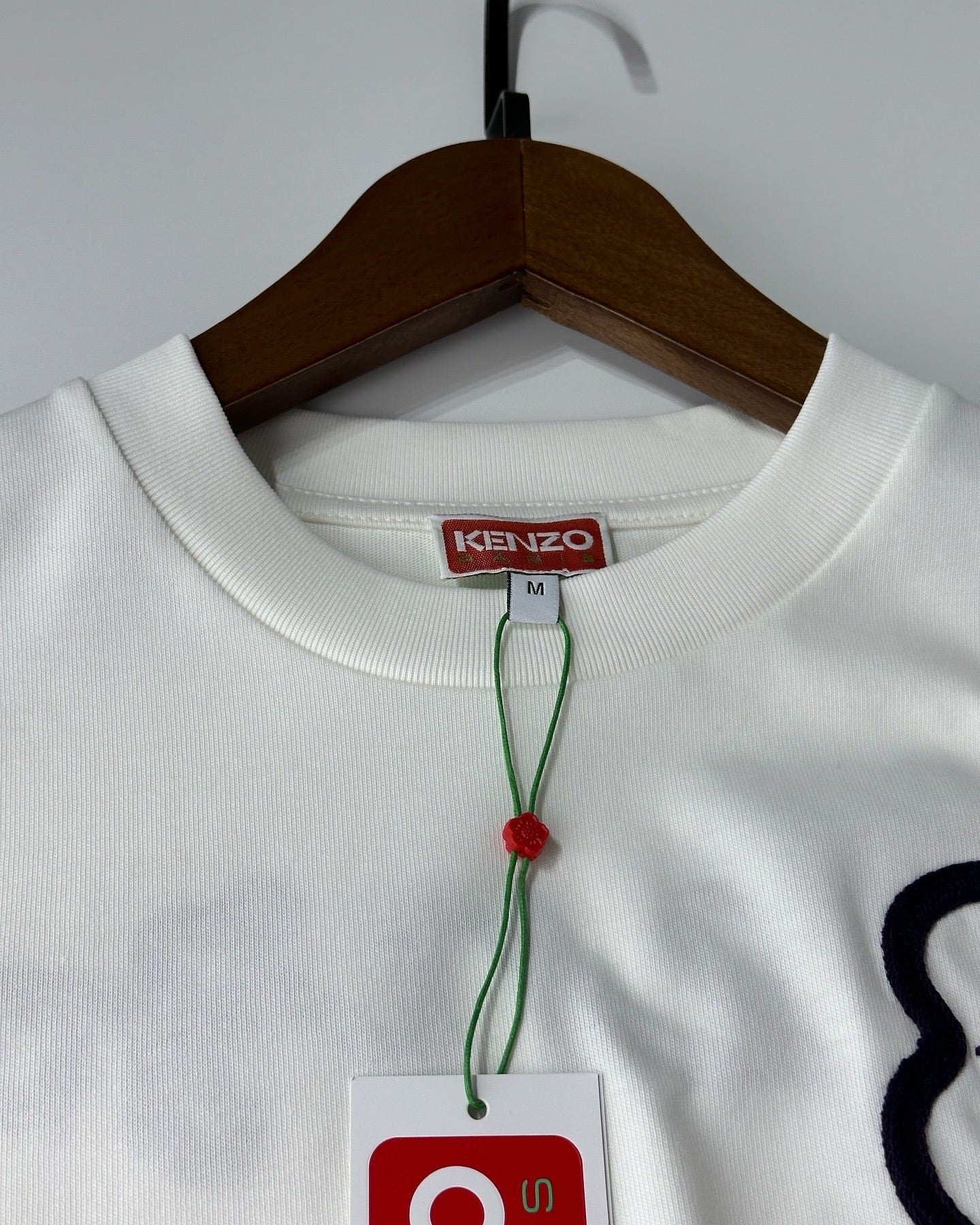 Kenzo Paris Thick Cotton Flower Tee white