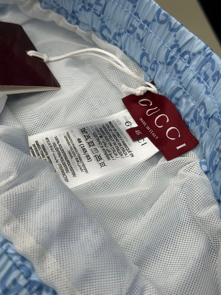 Gucci Monogram Swim Shorts – Brown GG Nylon