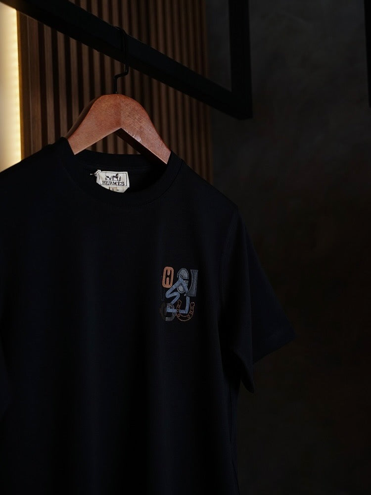 Hermès Midnight Équestre Cotton Tee