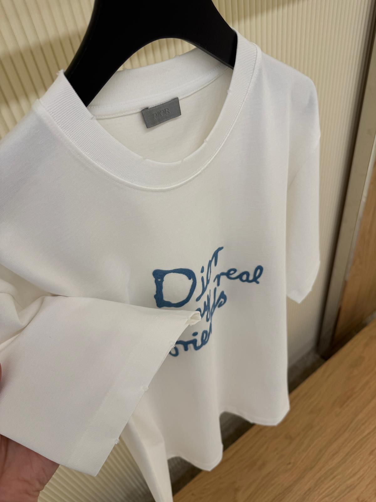 Dior “For My Real Friends” Embroidered T-Shirt – White