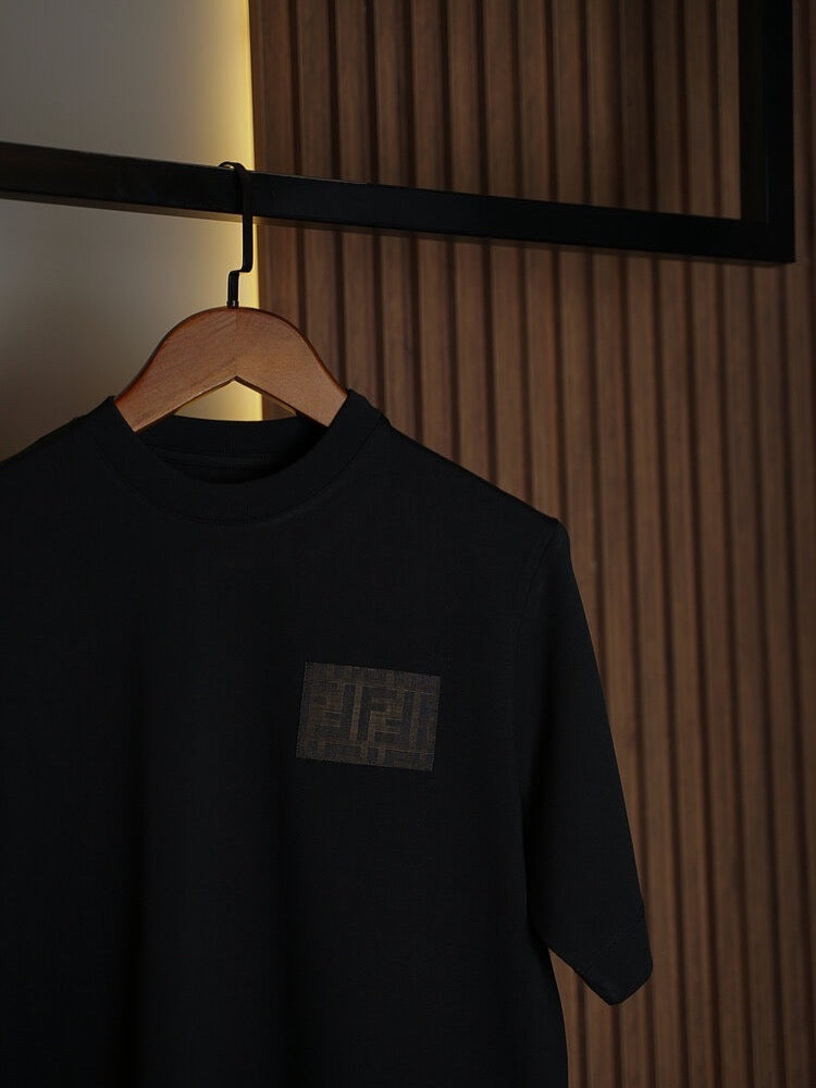 Fendi Classic Black FF Patch T-Shirt