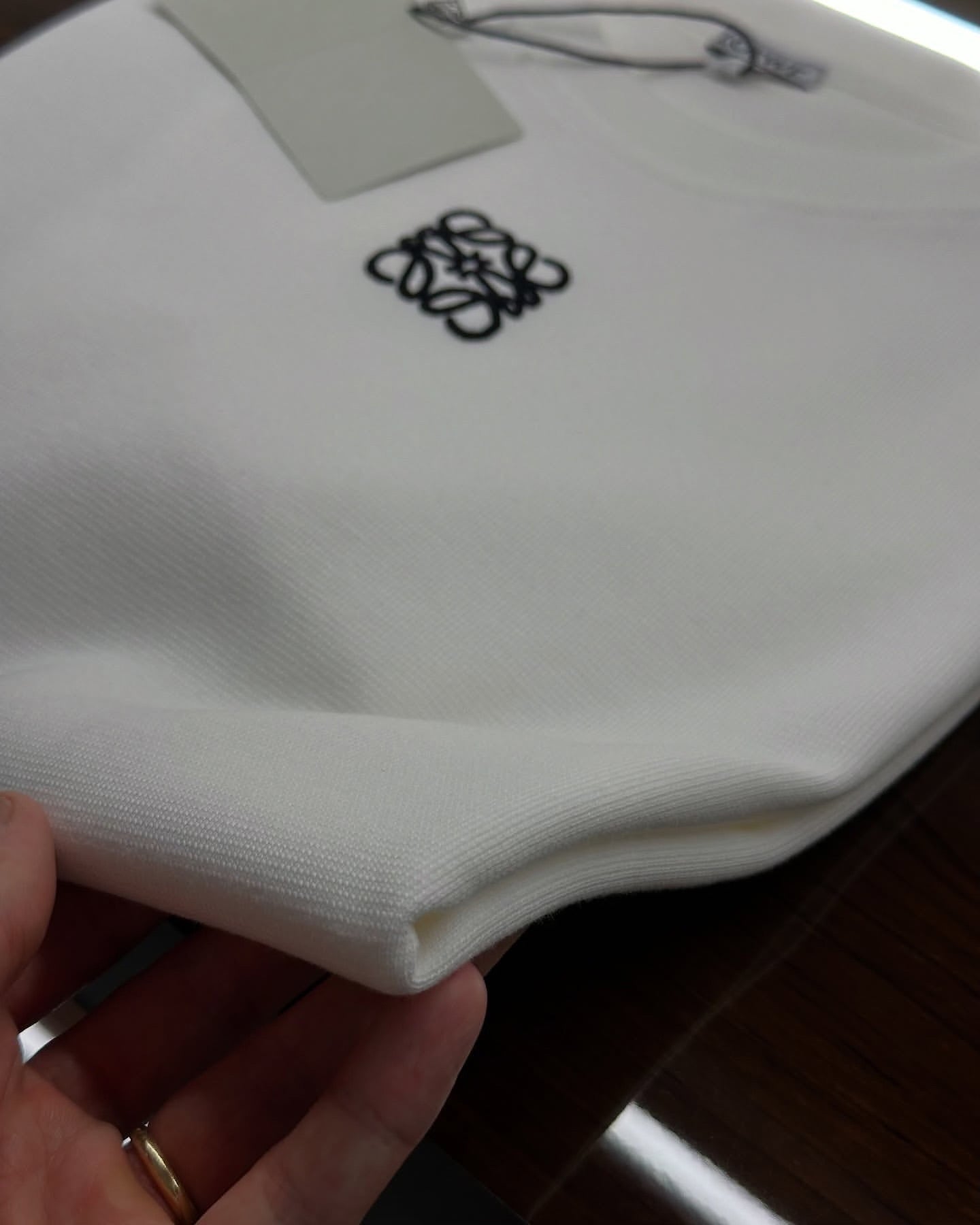 Loewe white Anagram Logo T-Shirt