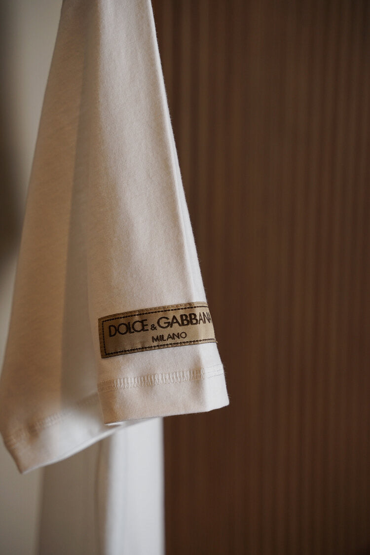 Dolce & Gabbana Milano Arch Logo T-Shirt – White