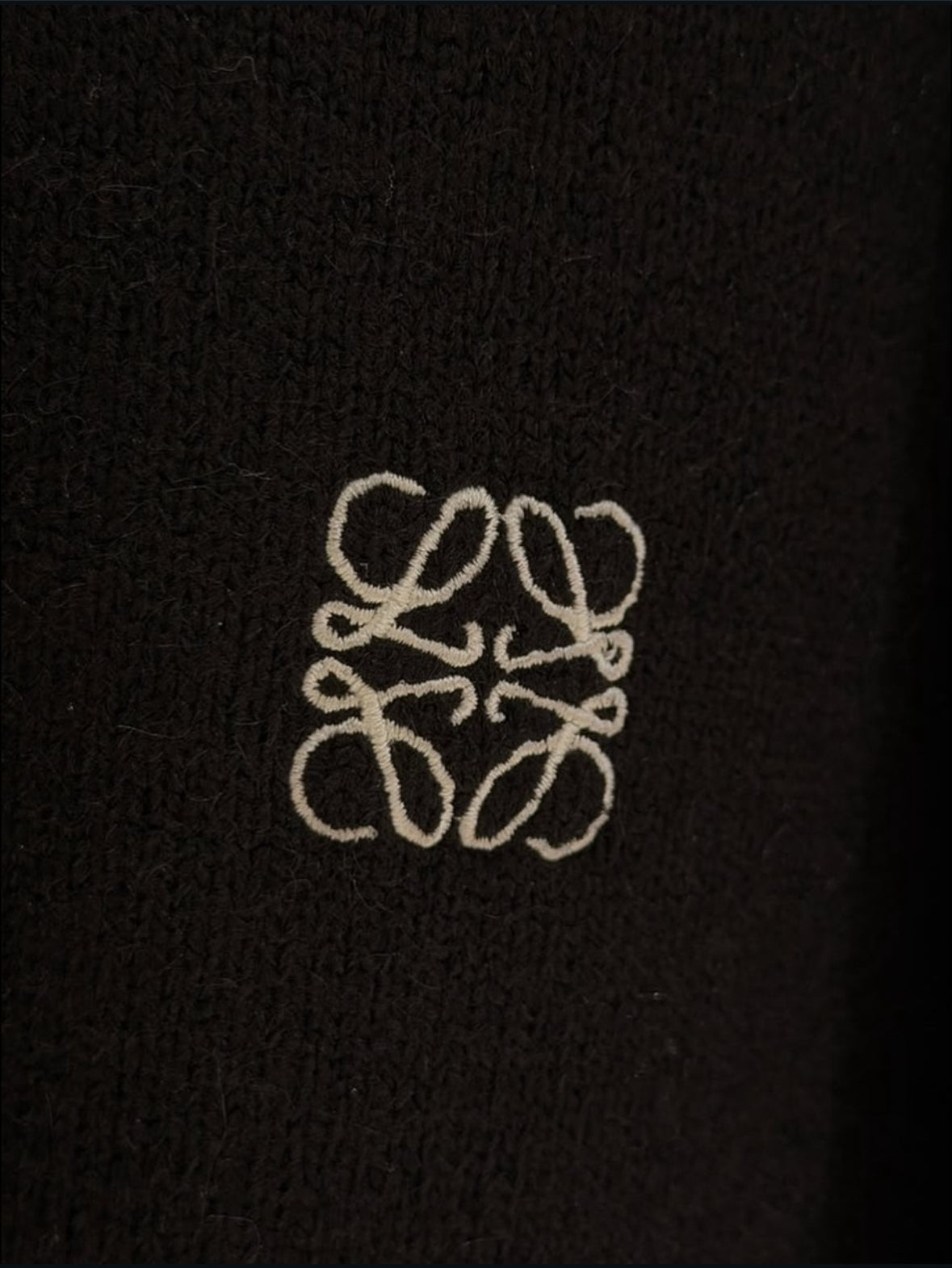 Loewe Anagram-Embroidered Wool Jumper.