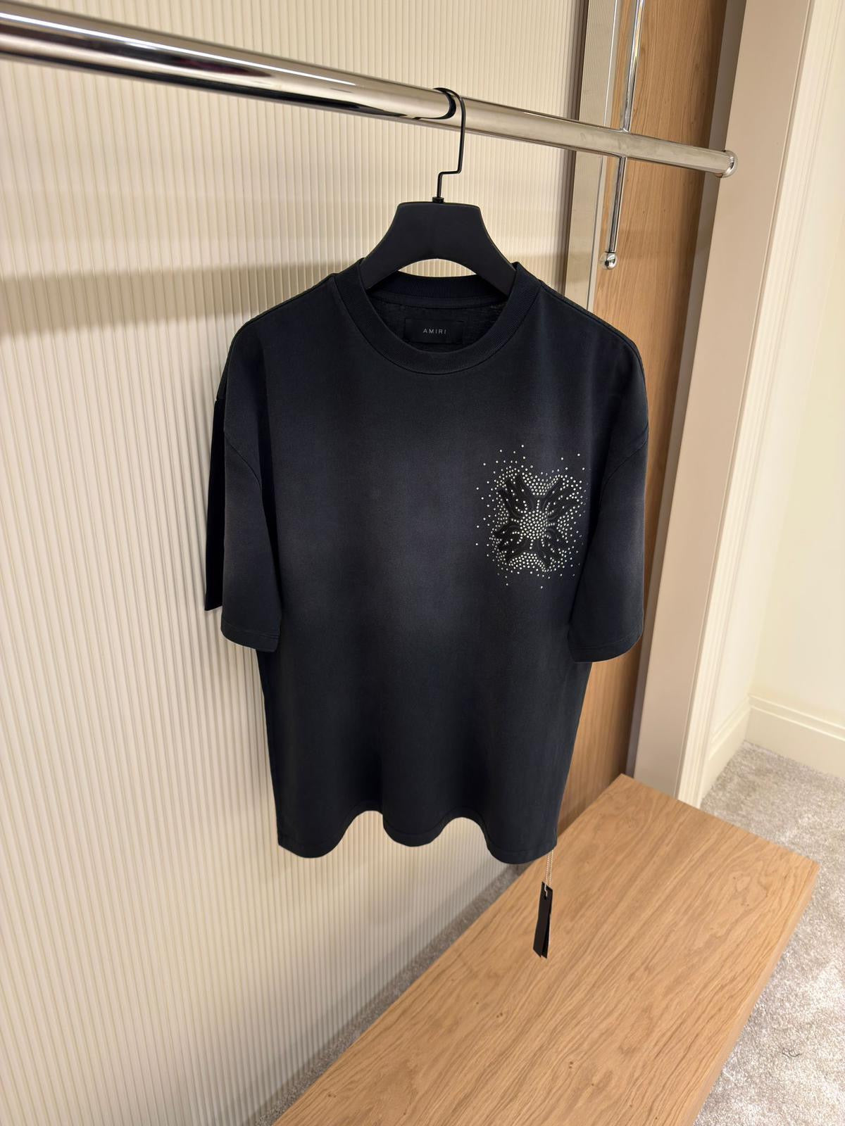 AMIRI Crystal Starburst T-Shirt – Black Edition