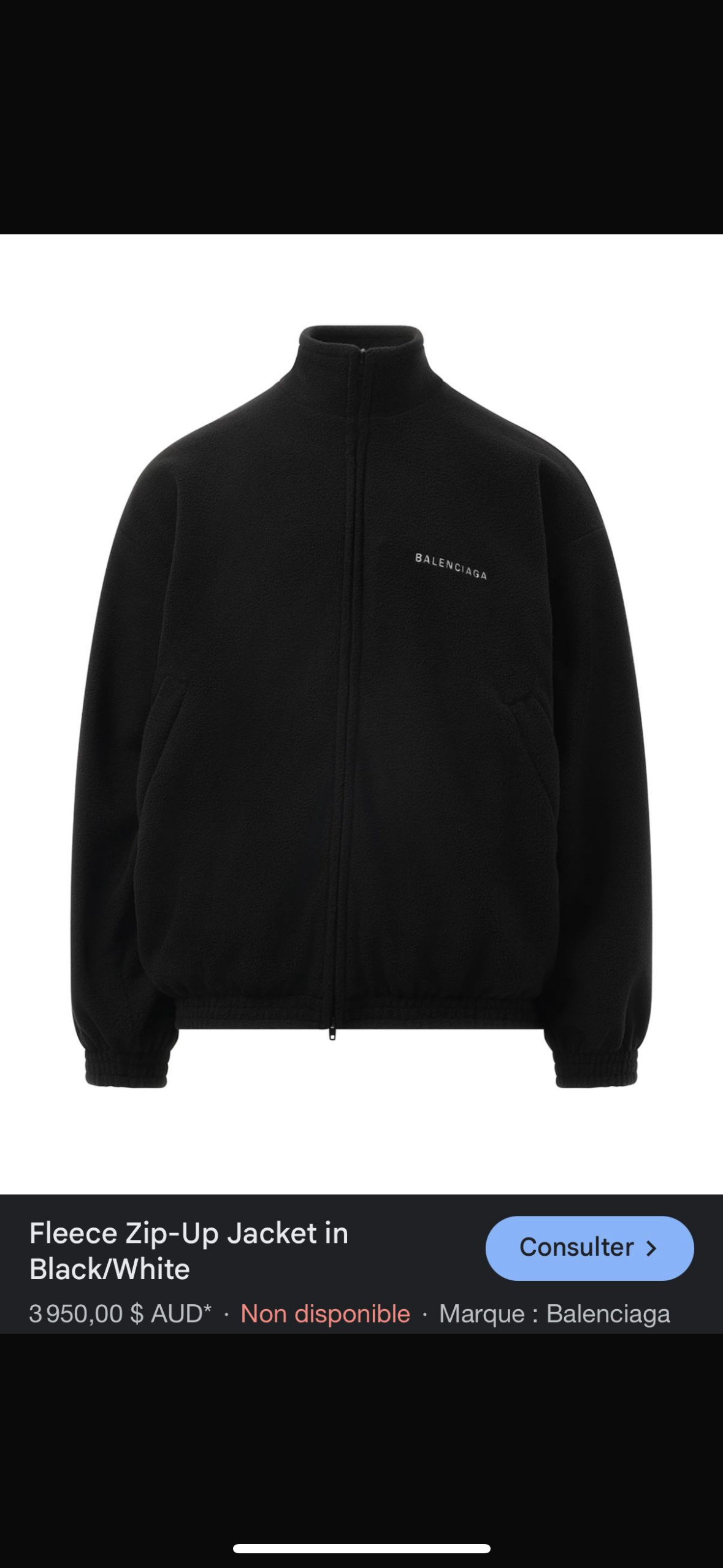 Jacket Balenciaga - CBLACK