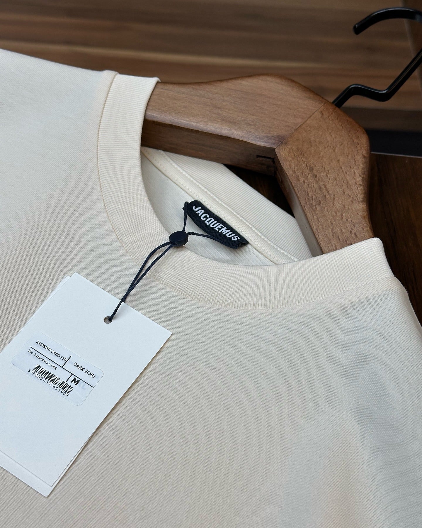 Jacquemus Signature Tee – Sand Beige