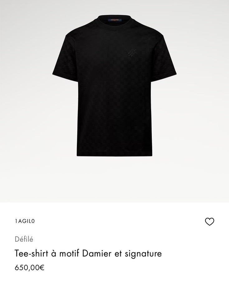 Louis Vuitton Monogram Shadow T-Shirt Noir Edition