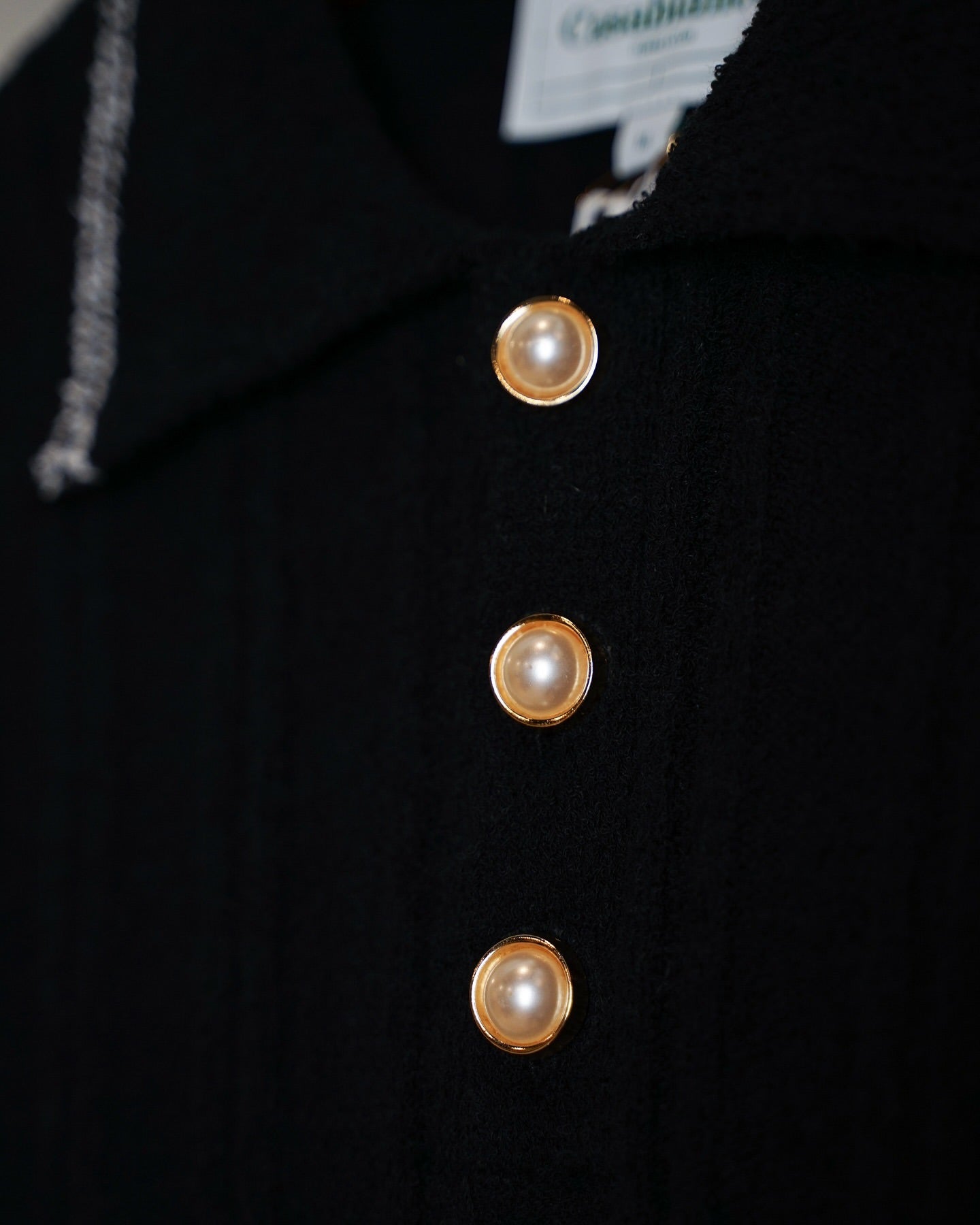 Casablanca Knitted Polo – Black Elegance
