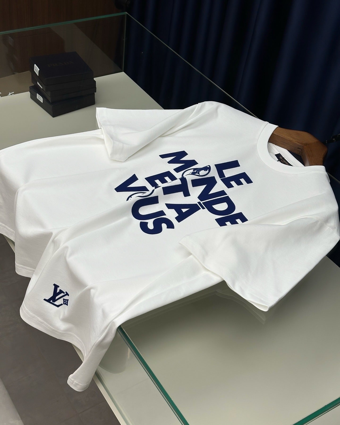 Louis Vuitton White “Le Monde Est à Vous” T-Shirt