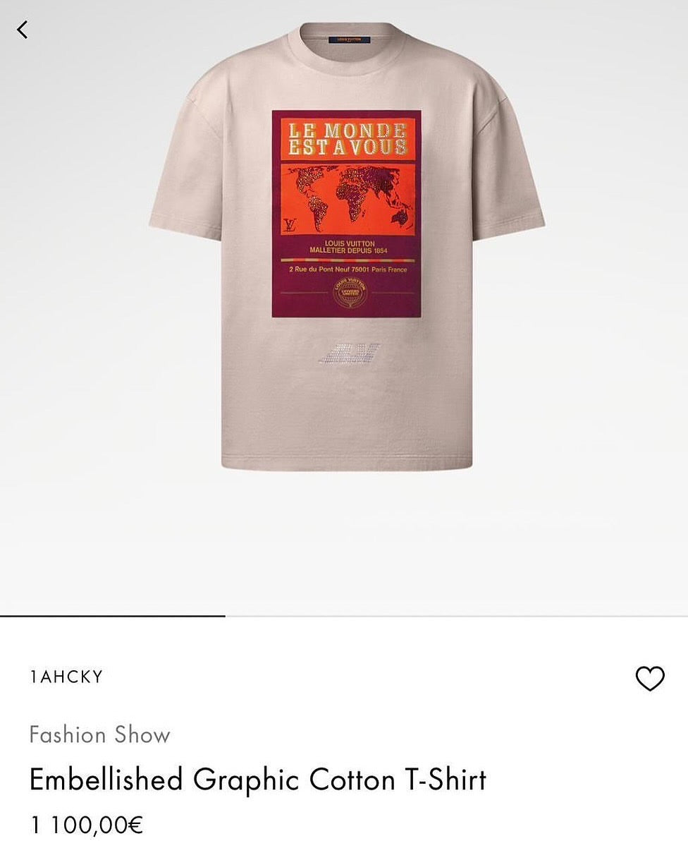 Louis Vuitton “Le Monde Est à Vous” T-Shirt
