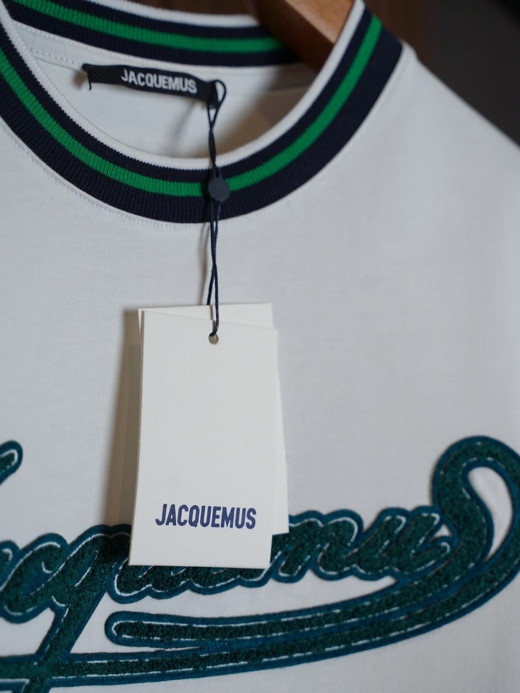 Jacquemus “Paris–Los Angeles” Embroidered Logo T-Shirt