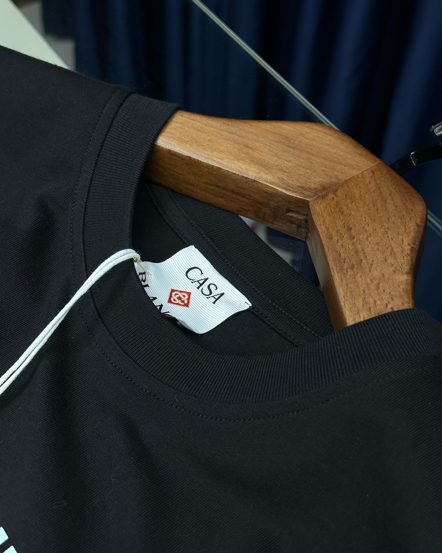 Casablanca “Tennis Club” Graphic T-Shirt in Black