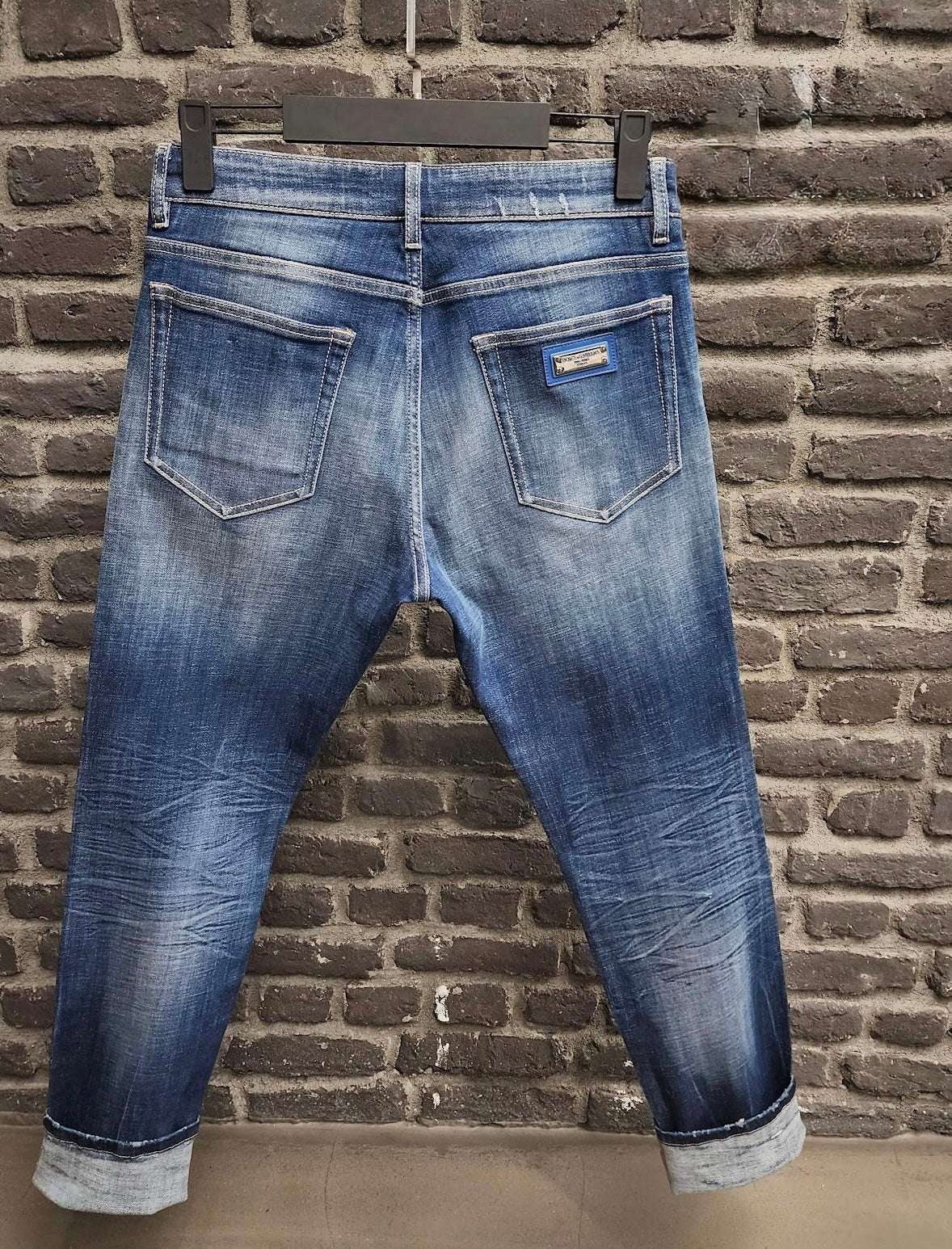 Dolce & Gabbana Washed Blue Jeans