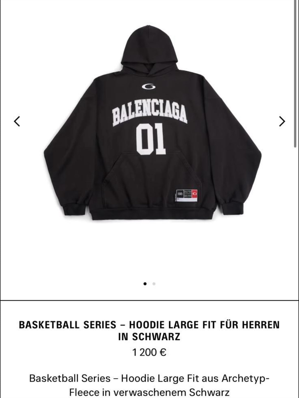 Hoodie Balenciaga
