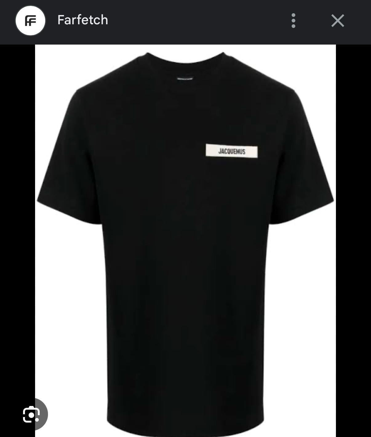 Jacquemus Le T-Shirt Patch Logo Tee – Black