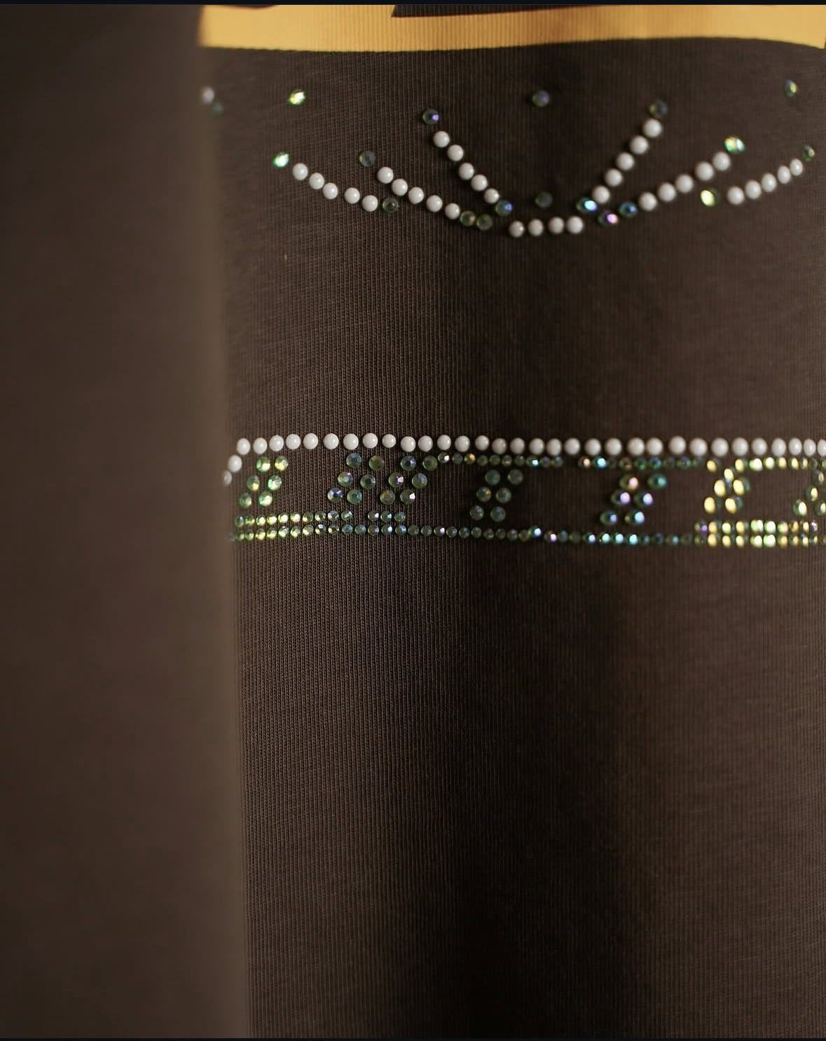 Louis Vuitton Rhinestone Logo Tee