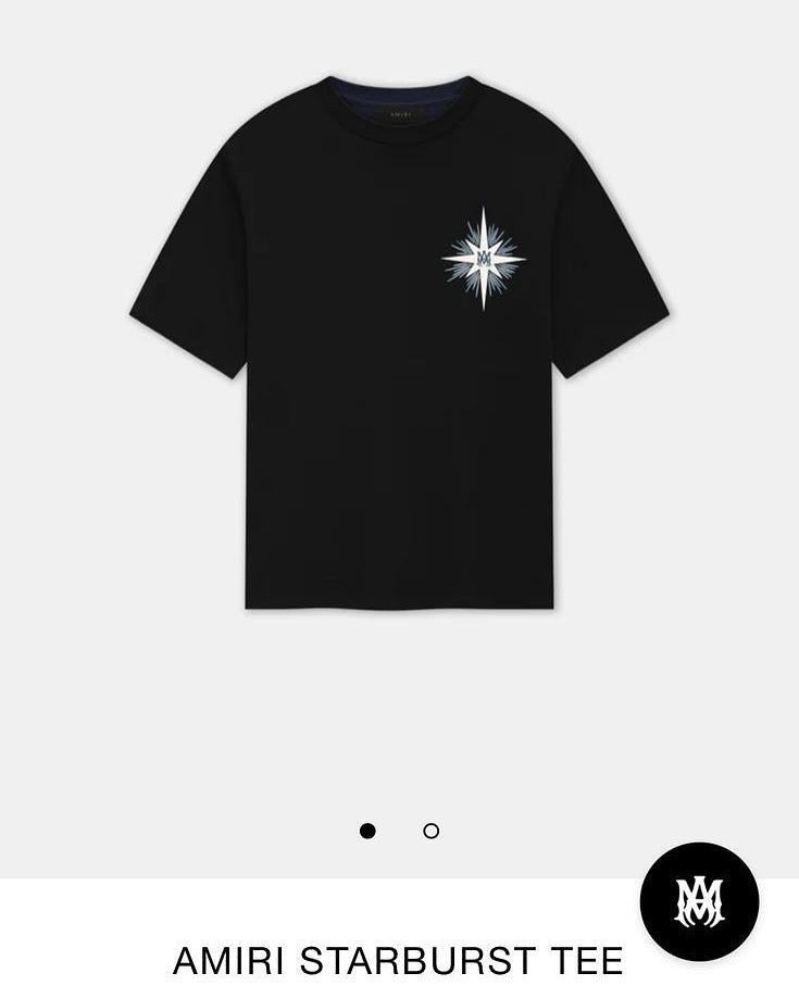 AMIRI Compass Star Logo T-Shirt – Black