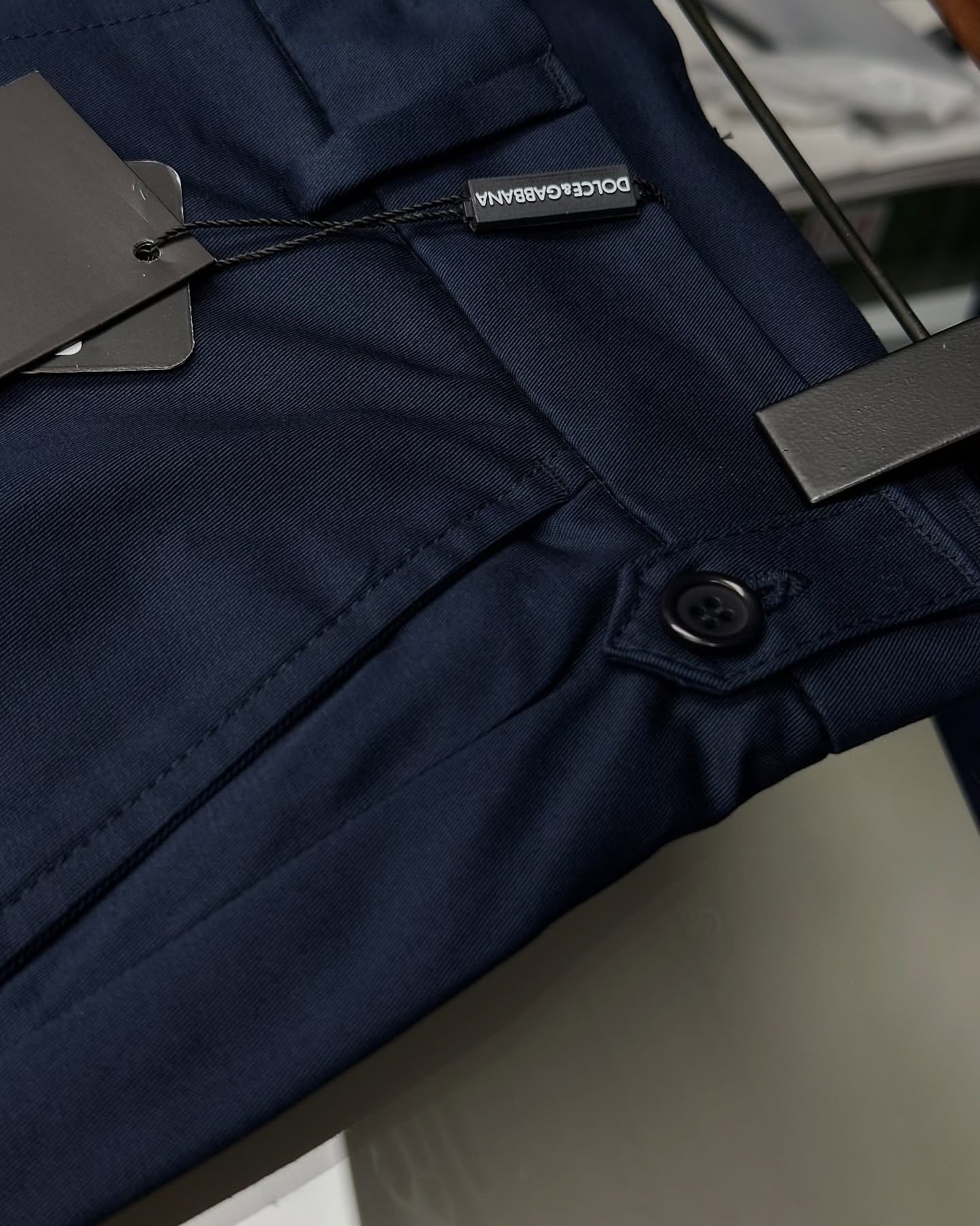 Dolce & Gabbana Navy Blue Technical Cargo Short