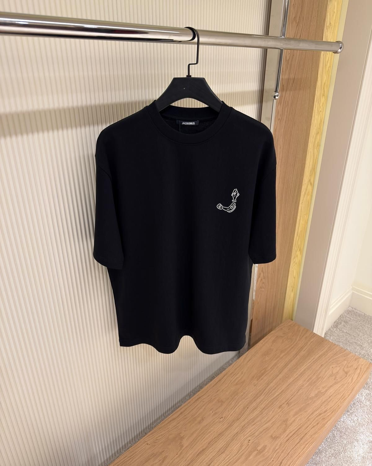 Jacquemus Black “Capri Italia” Logo T-Shirt