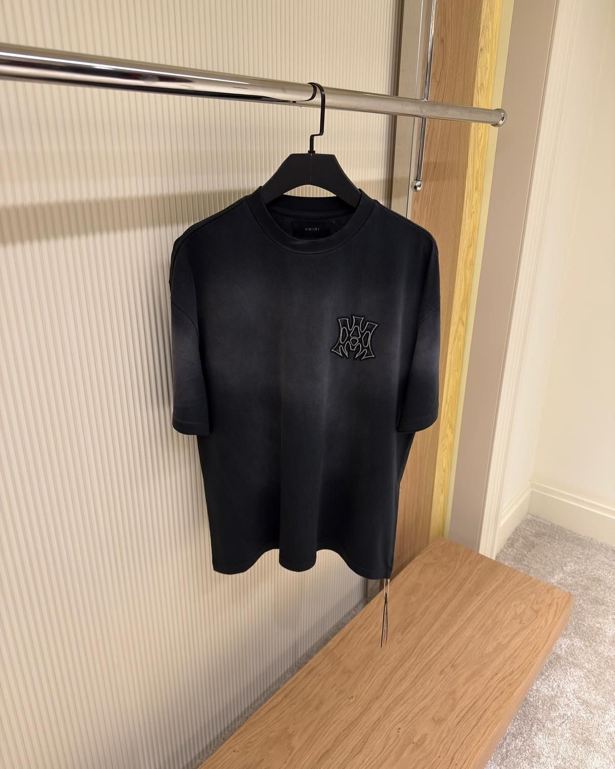 AMIRI Black Hollywood Logo Oversized T-Shirt