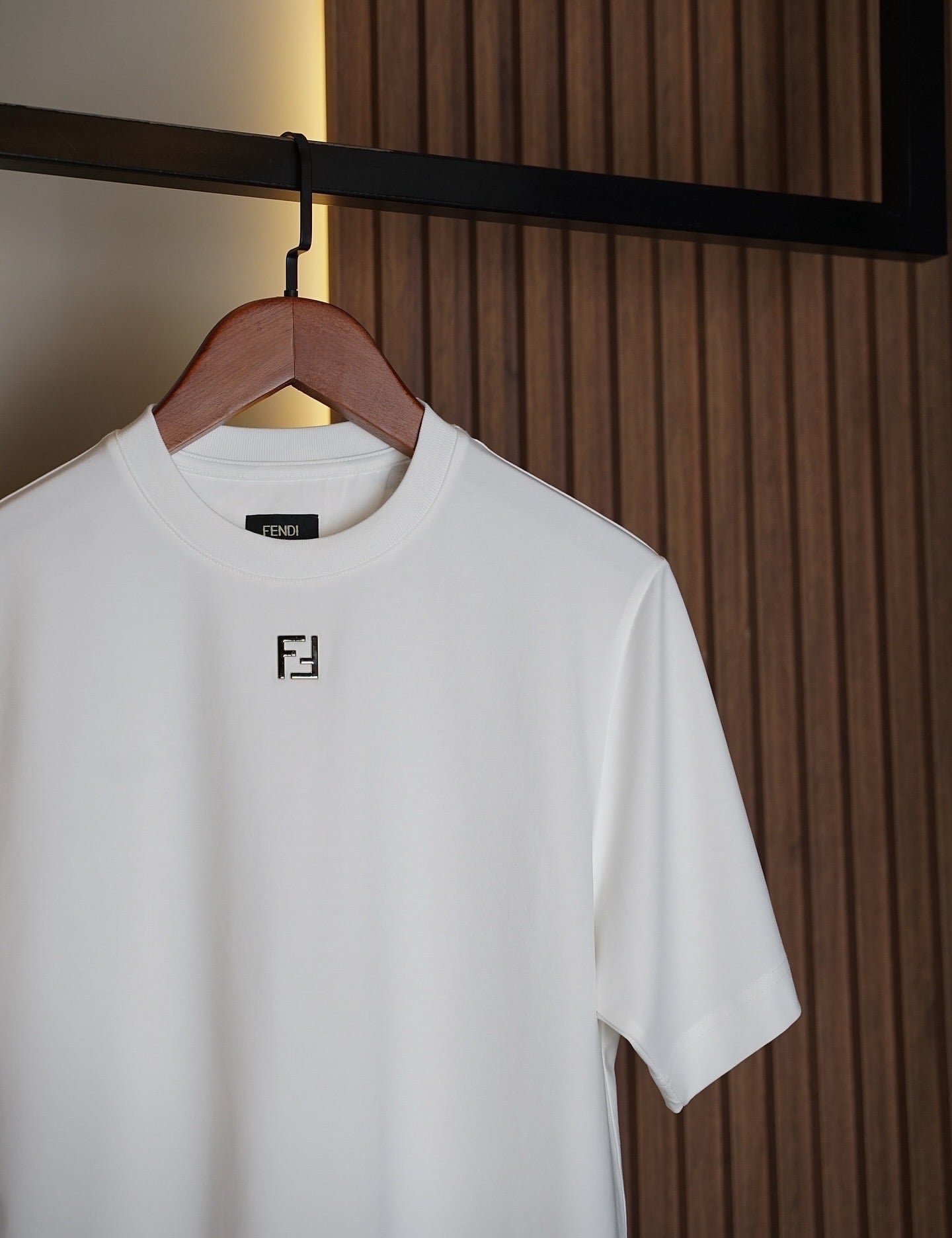 Fendi WhiteLogo Badge T-Shirt