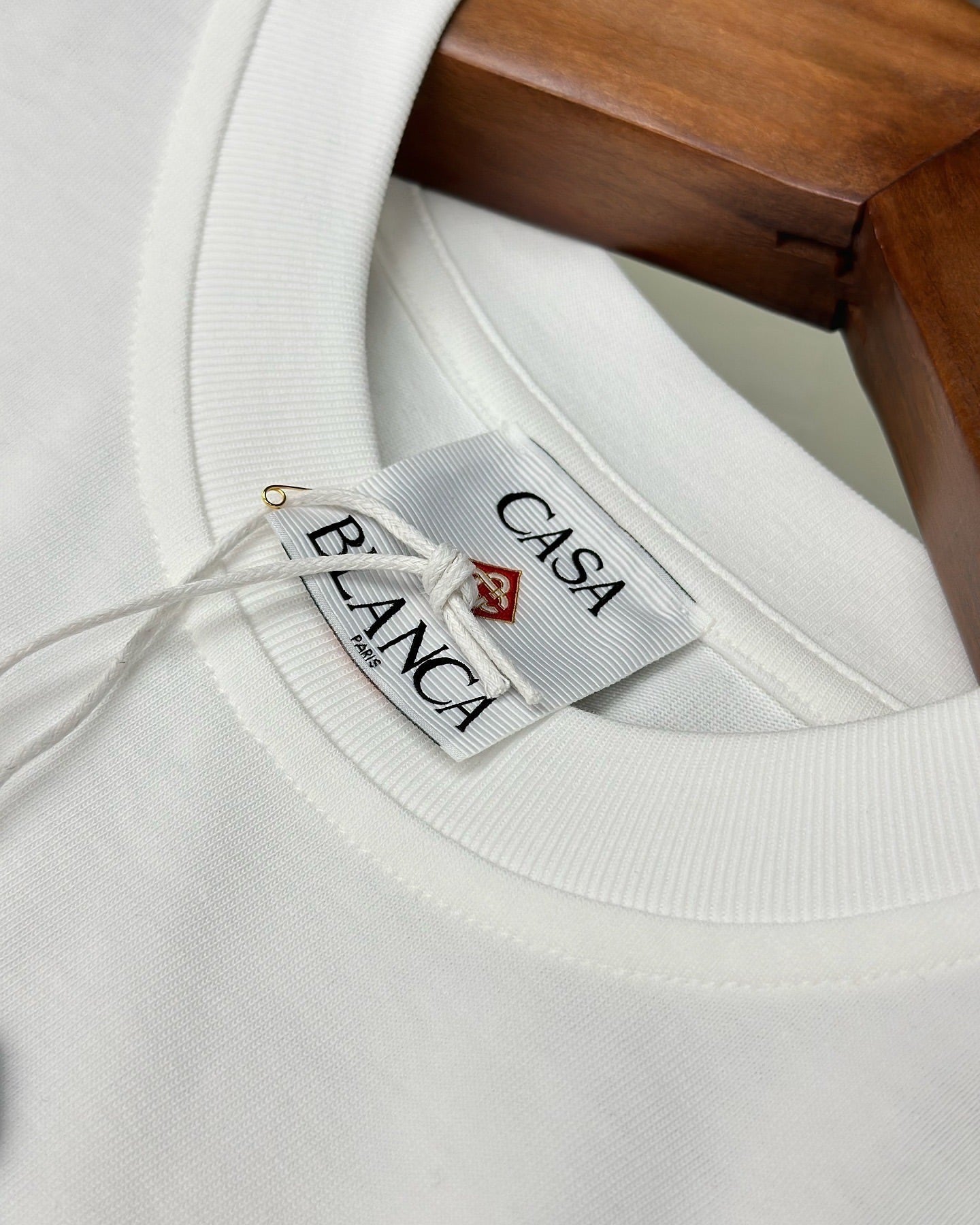 Casablanca Column Graphic T-Shirt White