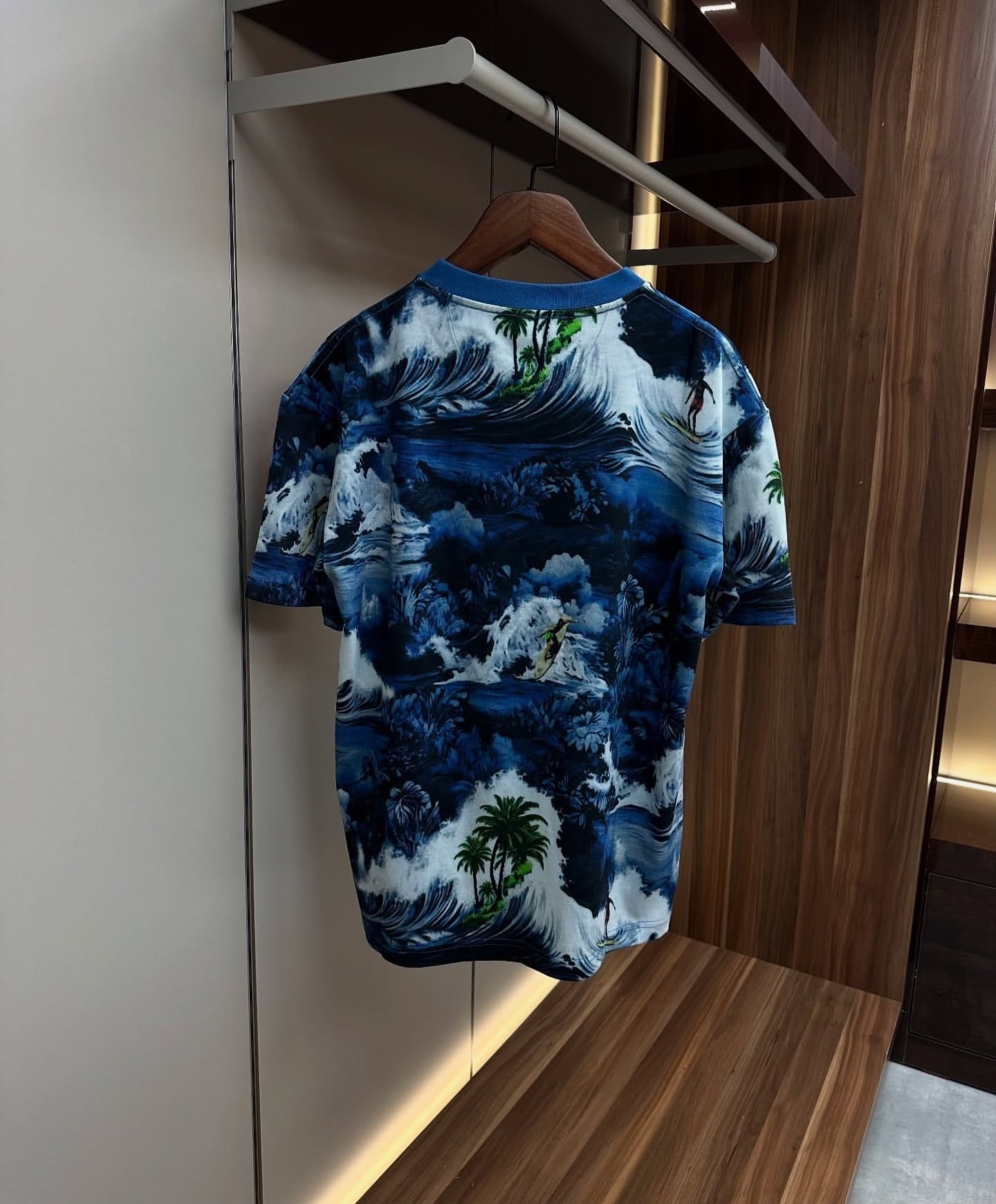 Louis Vuitton Purple Embossed Logo T-Shirt